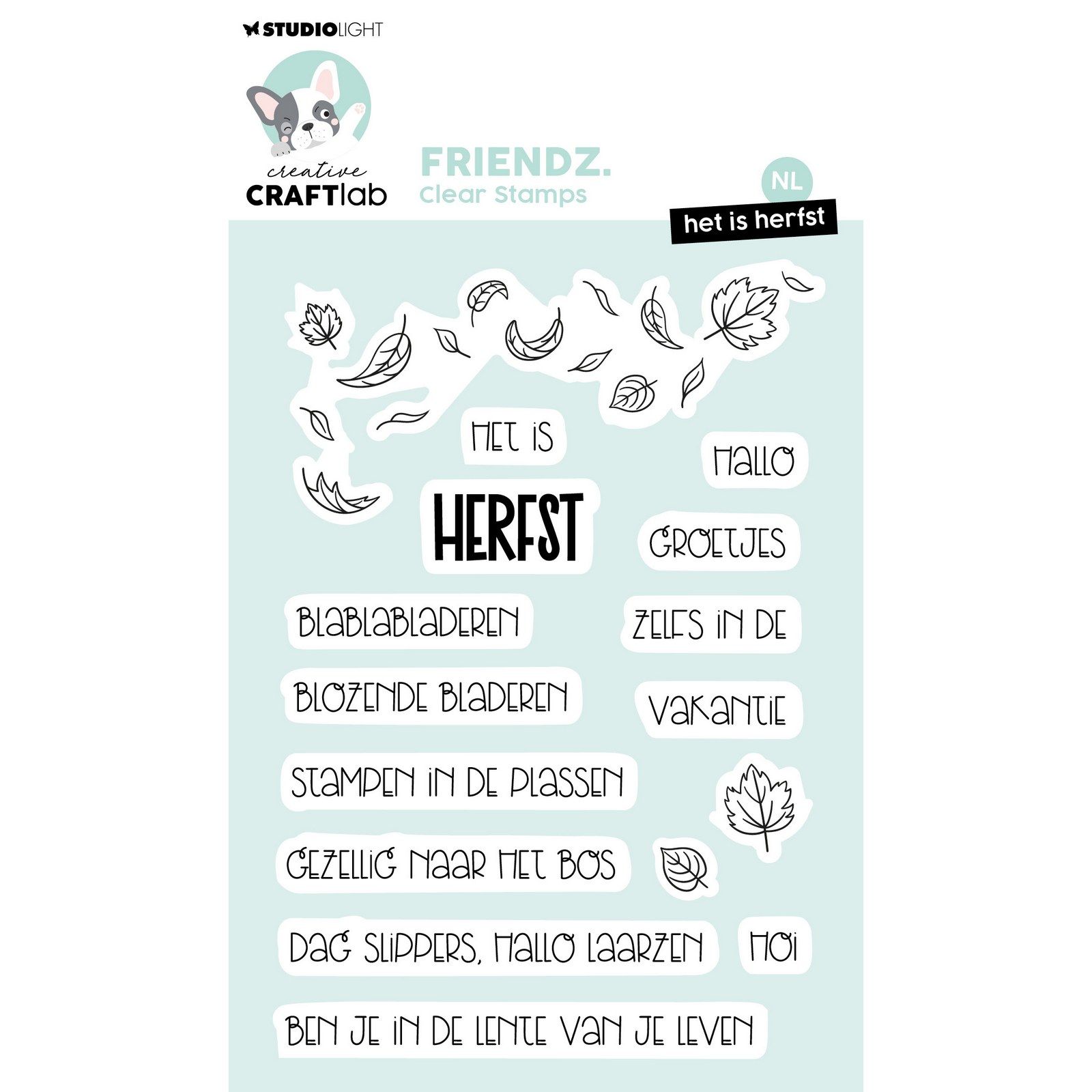 Creative Craftlab • Friendz Clear Stamp Het is Herfst