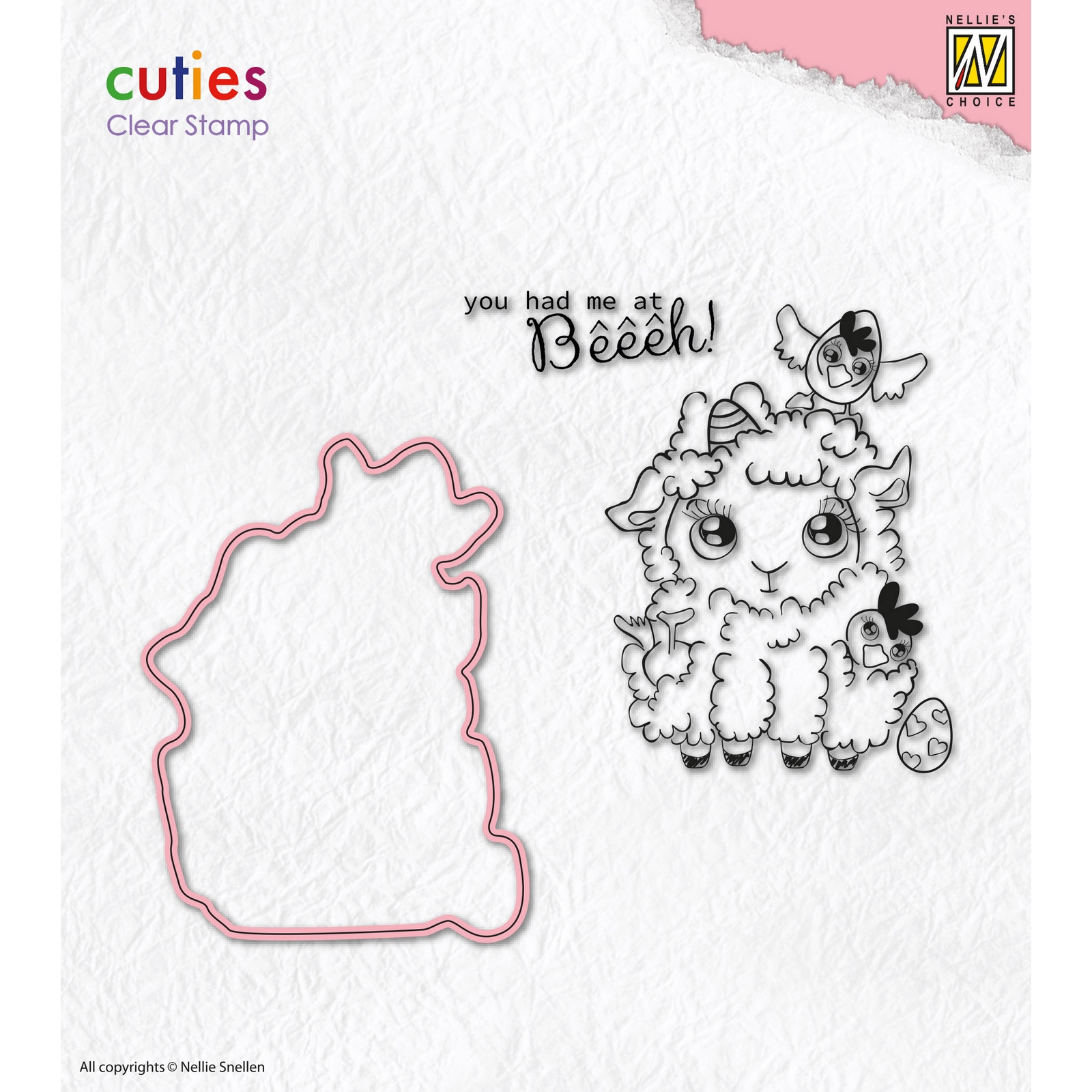 Nellie's Choice • Clear Stamp & Cutting Die Sheep