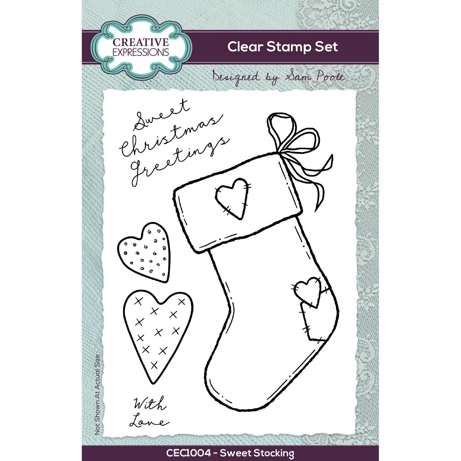 Creative Expressions • Tampon Transparent Set Sweet Stocking