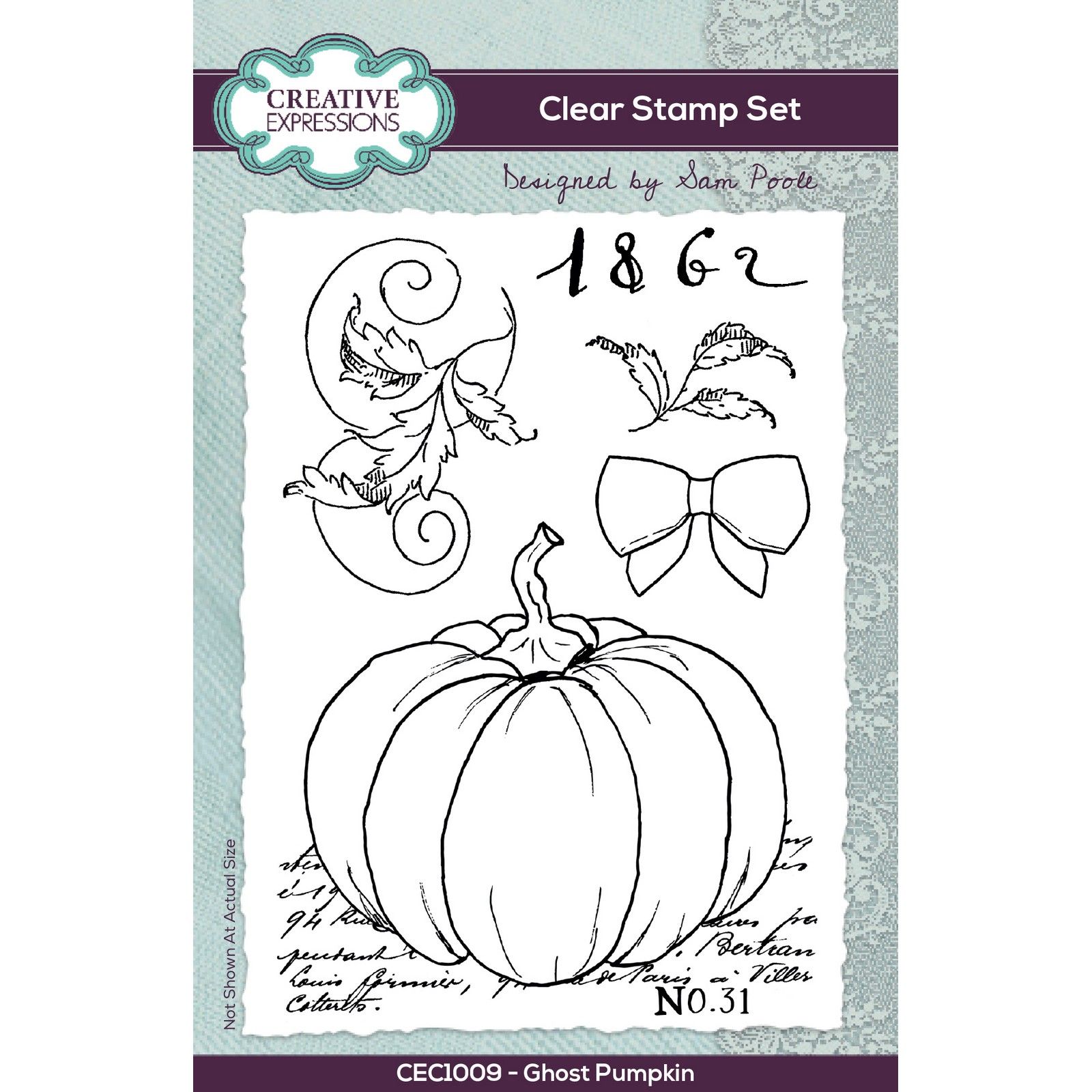 Creative Expressions • Clear Stamp Set Ghost Pumpkin