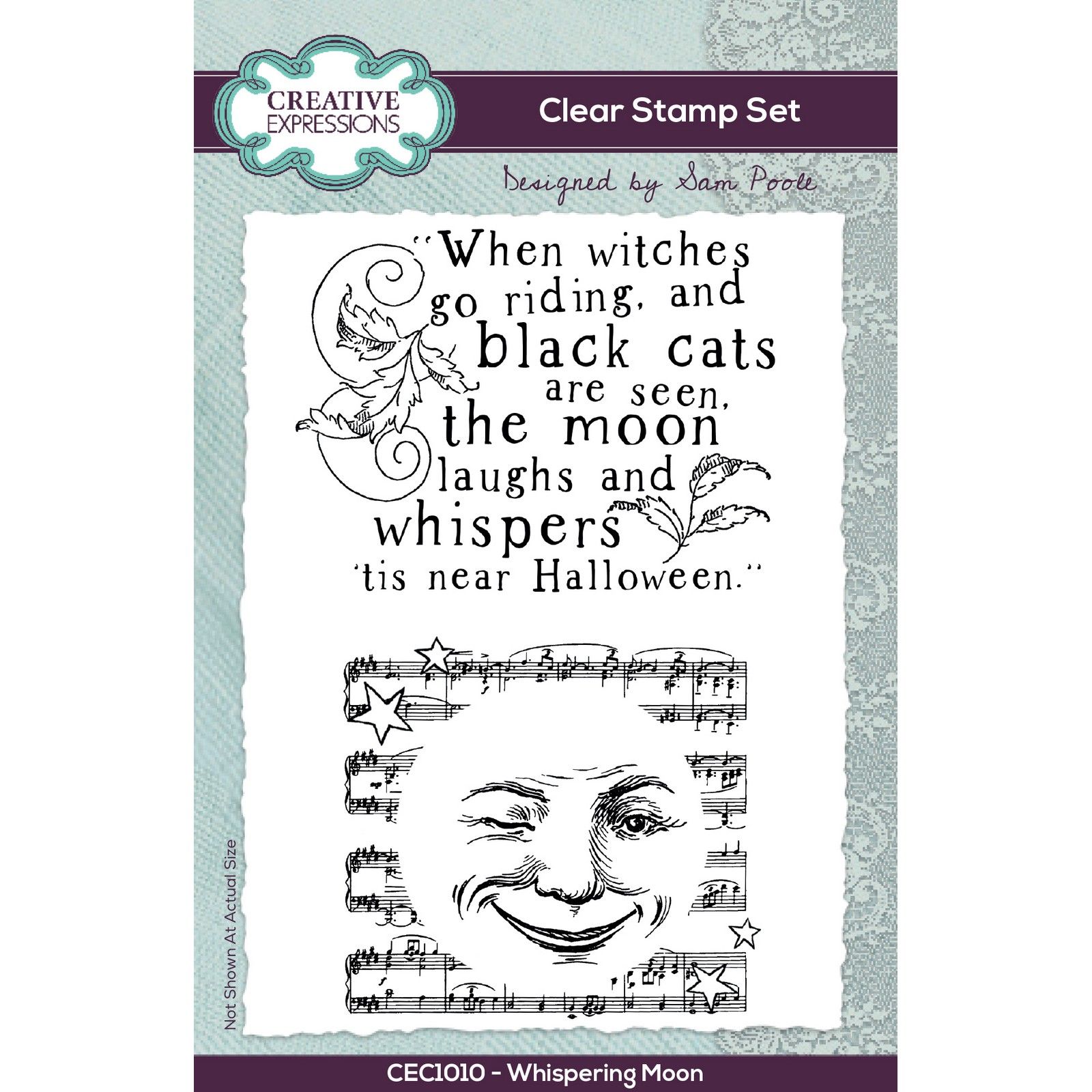 Creative Expressions • Clear Stamp Set Whispering Moon