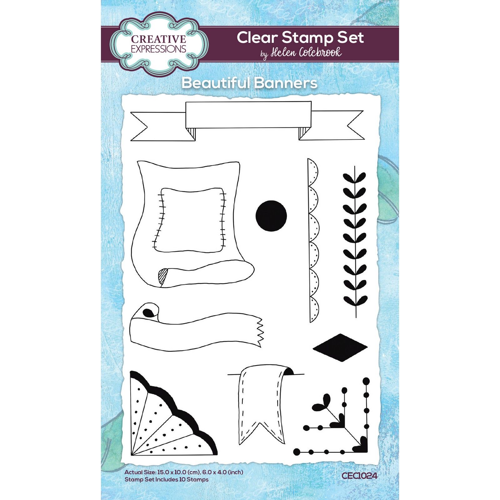 Creative Expressions • Clear Stempel Beautiful Banners