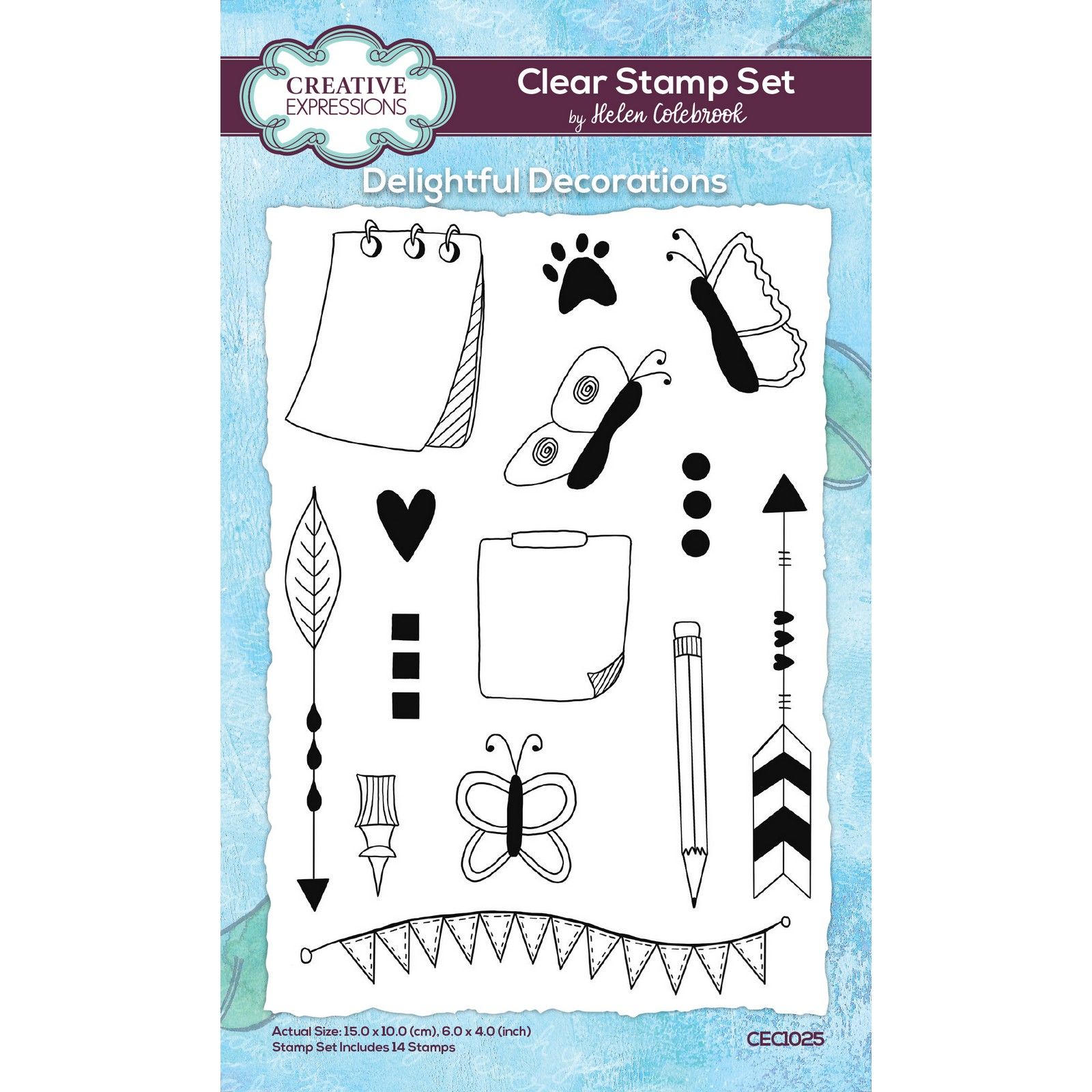 Creative Expressions • Clear Stamp Delightful Decorations