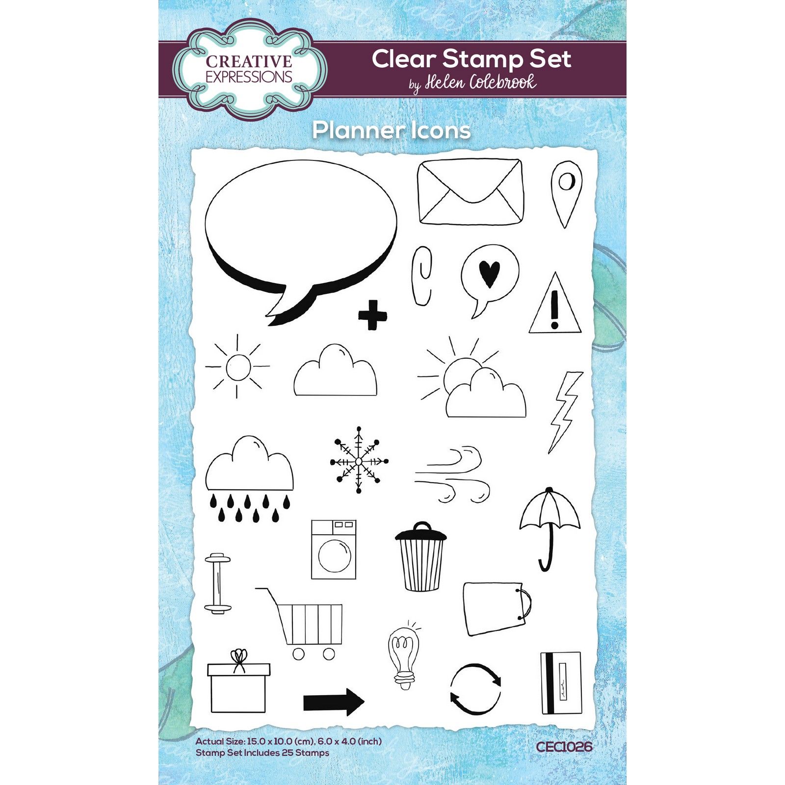 Creative Expressions • Clear Stamp Planner Icons