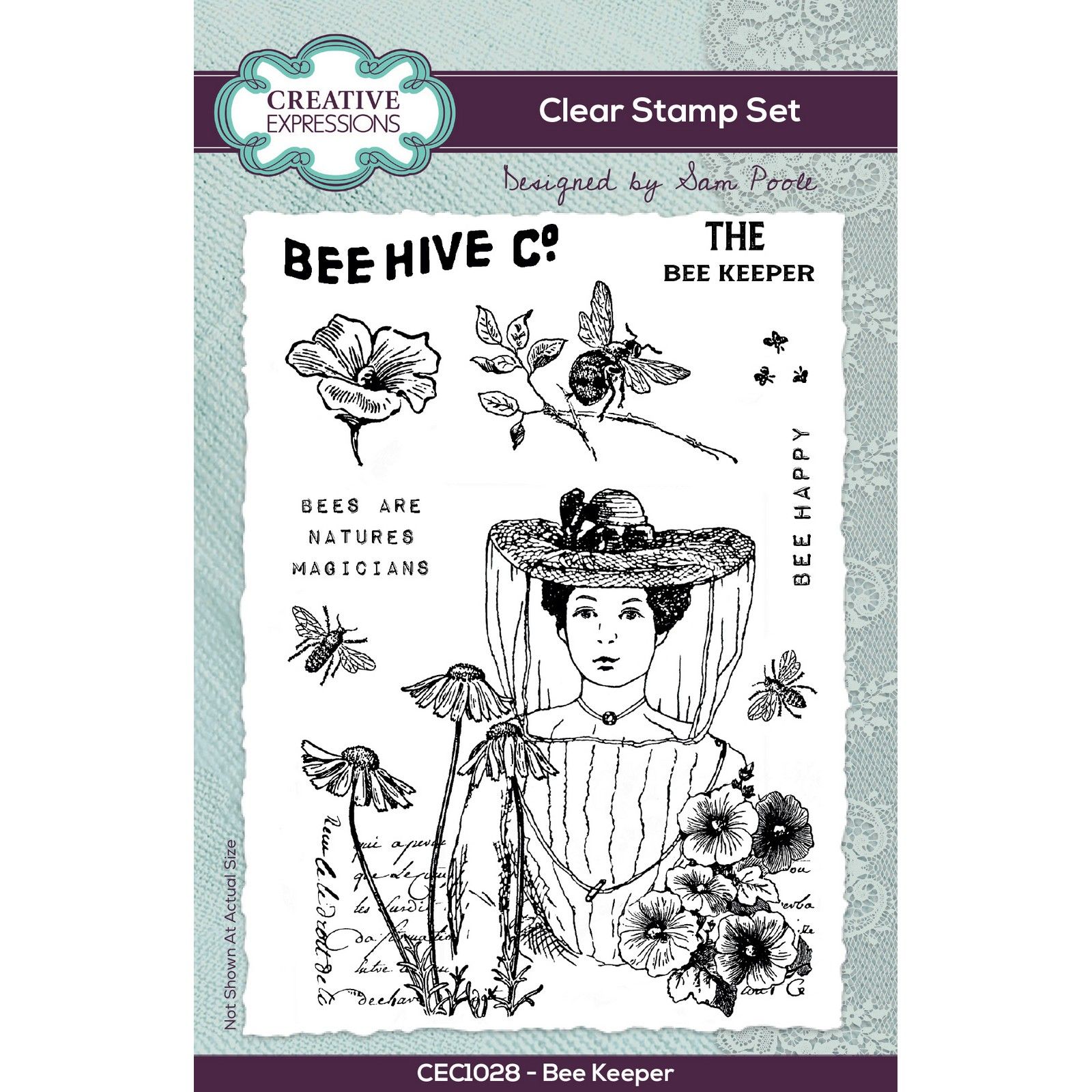 Creative Expressions • Silikonstempeln Bee Keeper 