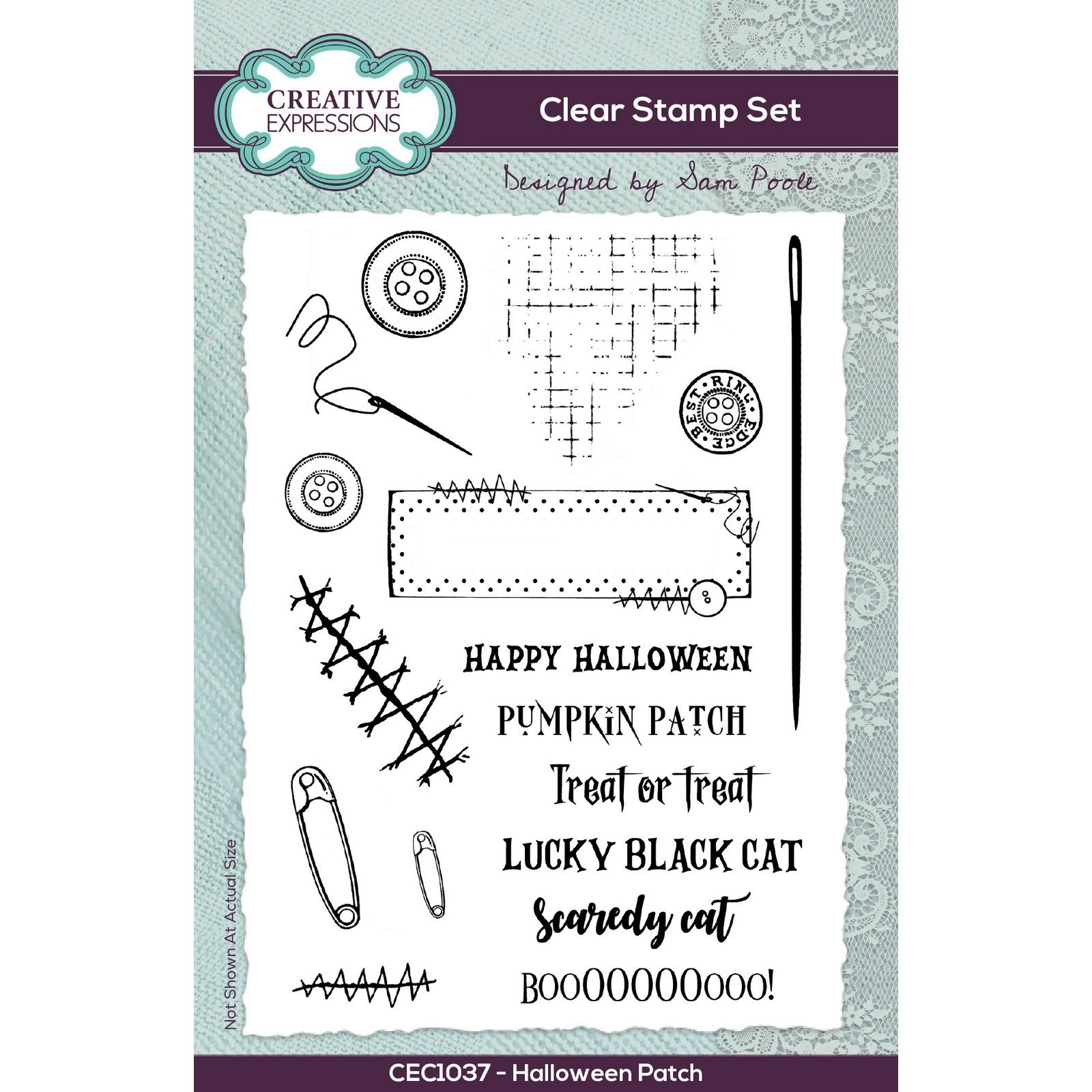 Creative Expressions • Clear Stempels Halloween Patch