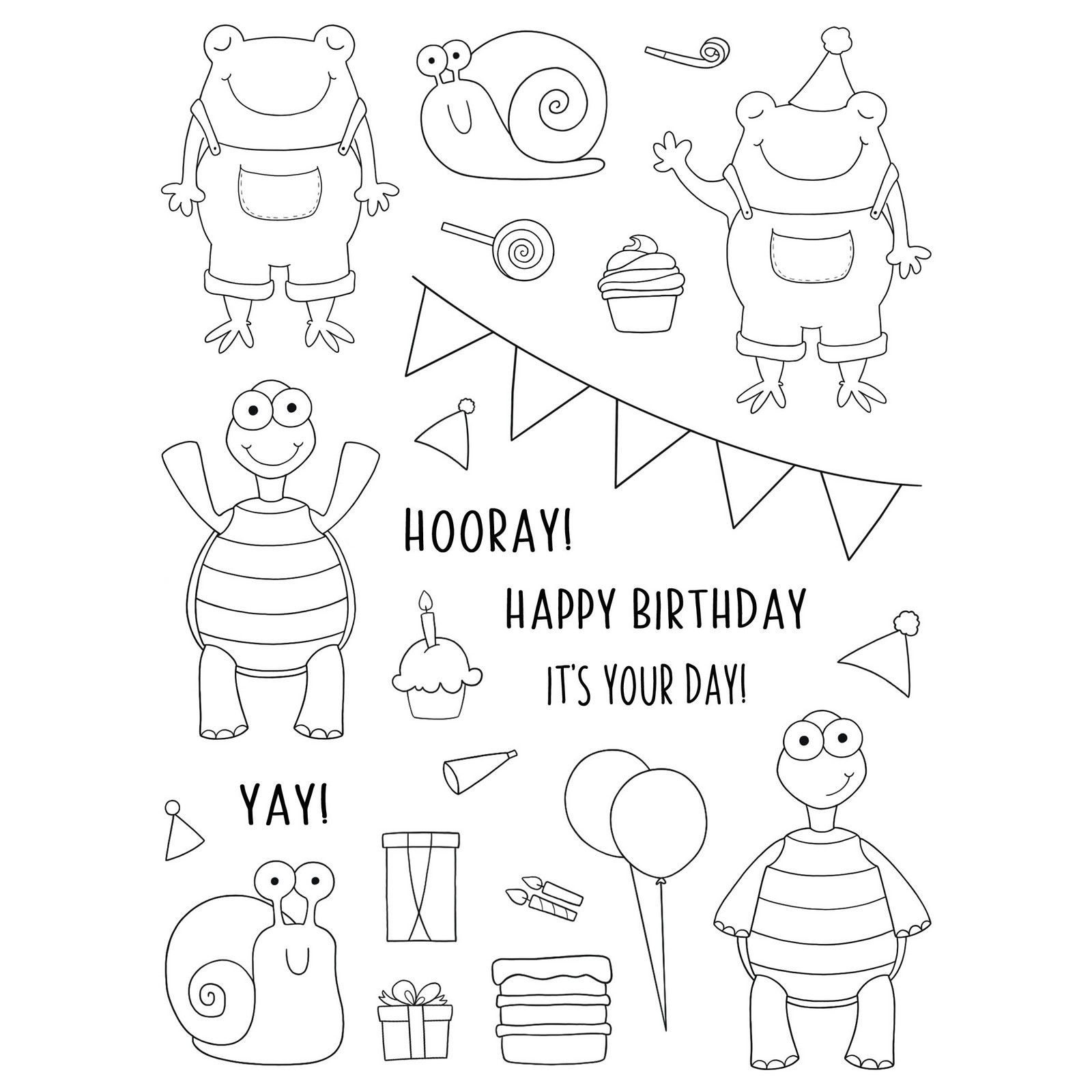 Creative Expressions • Jane's Doodles Clear Stempel Set It's Your Day