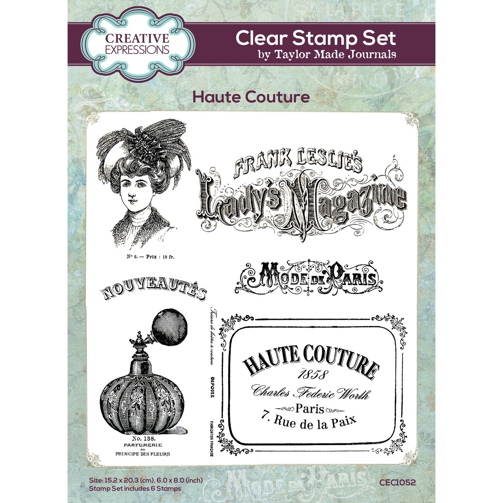 Creative Expressions • Clear Stamp Set Haute Couture