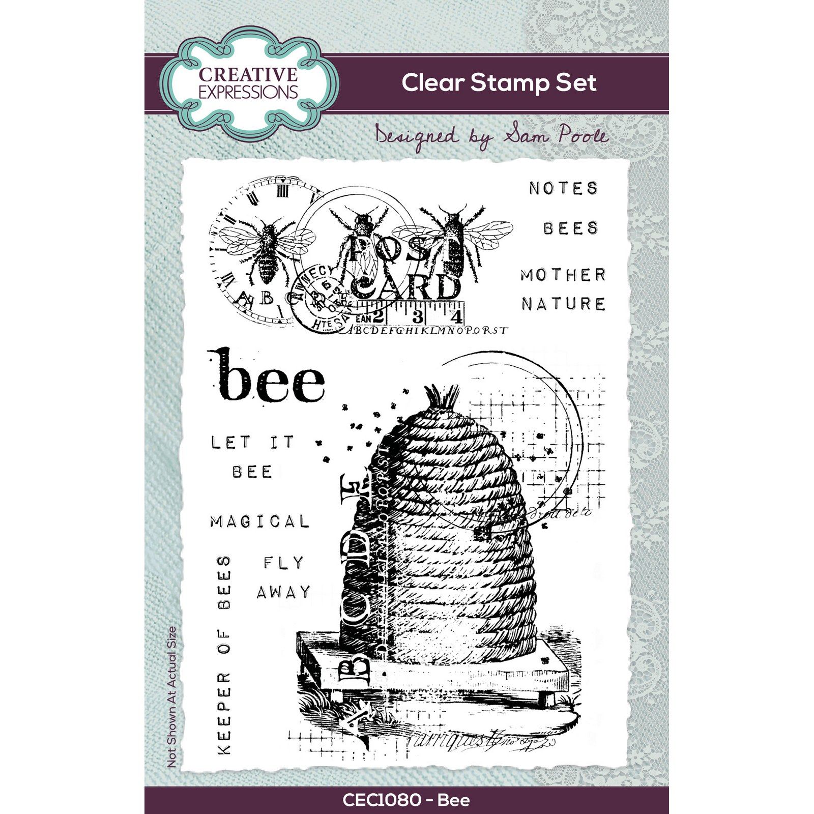 Creative Expressions • Clear Stamp Set Bee