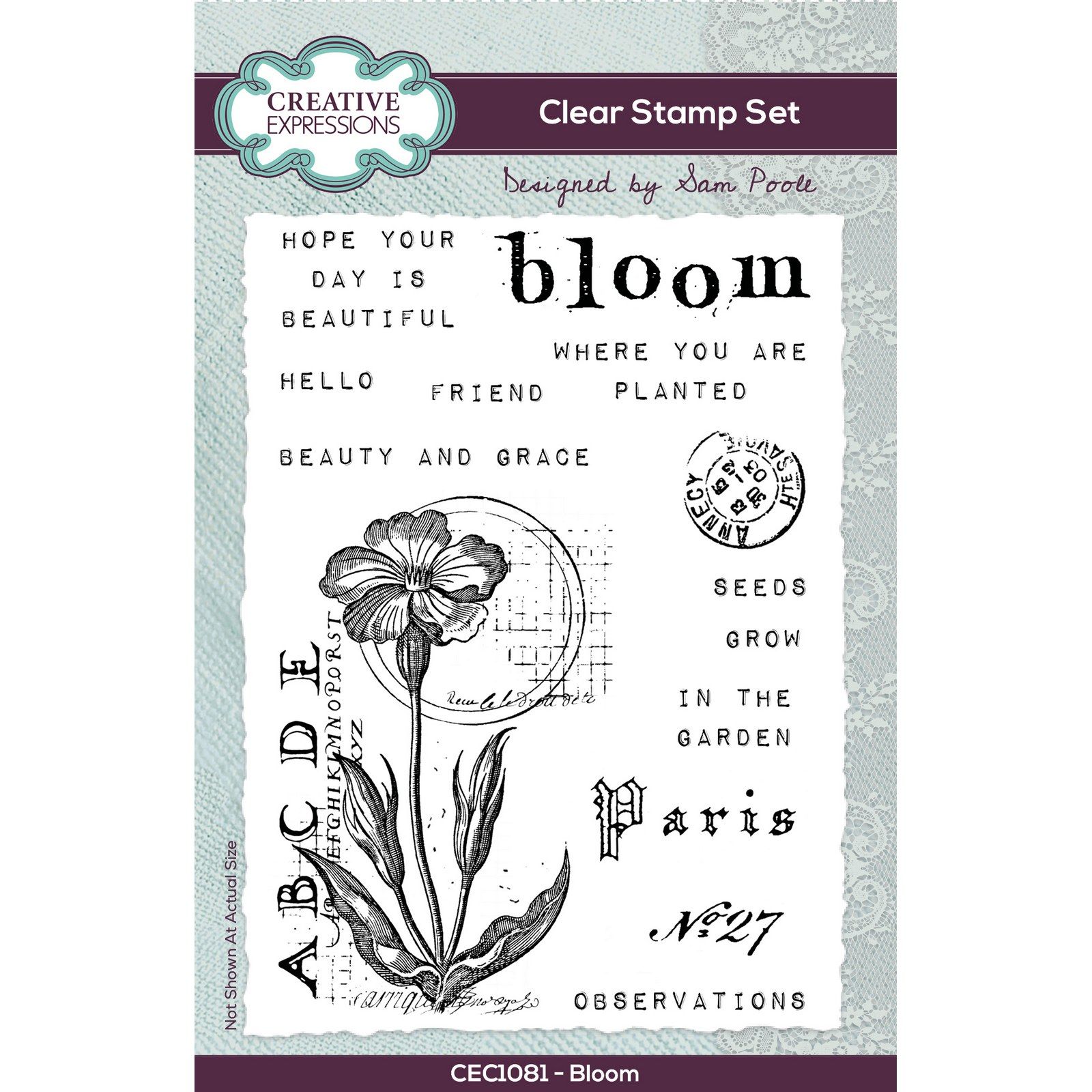 Creative Expressions • Clear Stamp Set Bloom