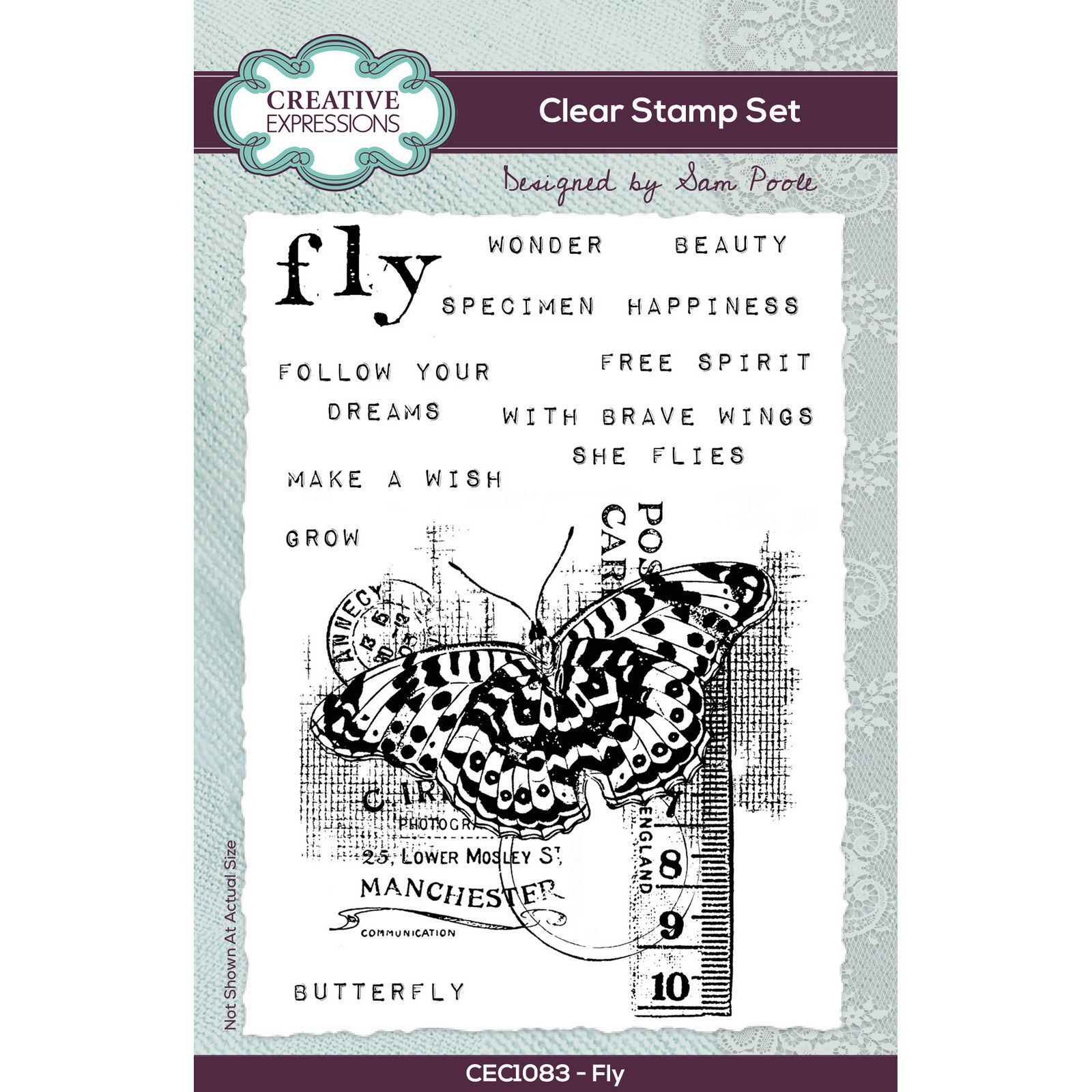 Creative Expressions • Clear Stamp Set Fly