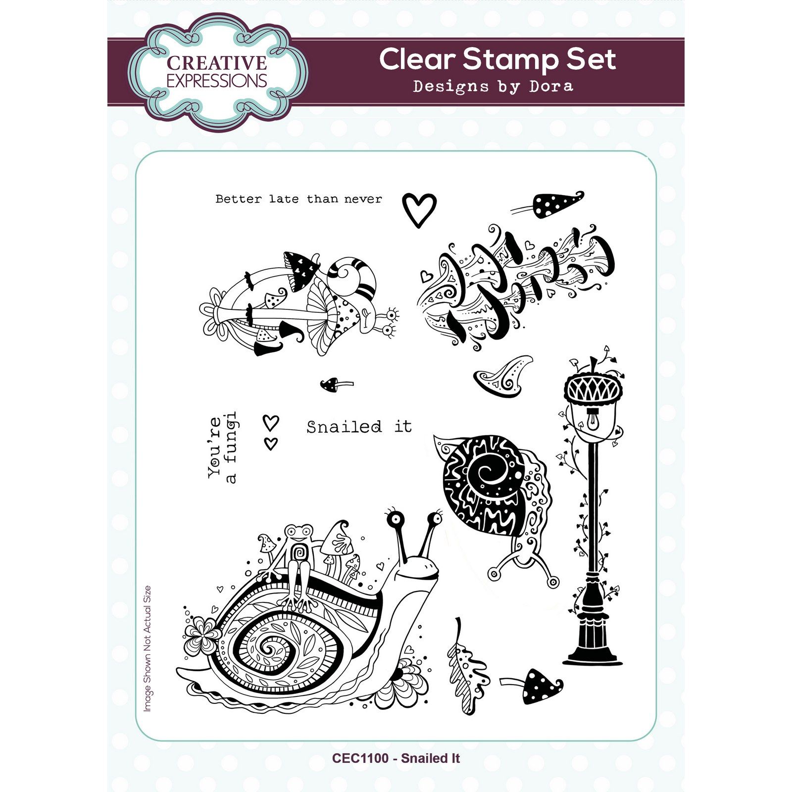 Creative Expressions • Clear Stamp Set Snailed It