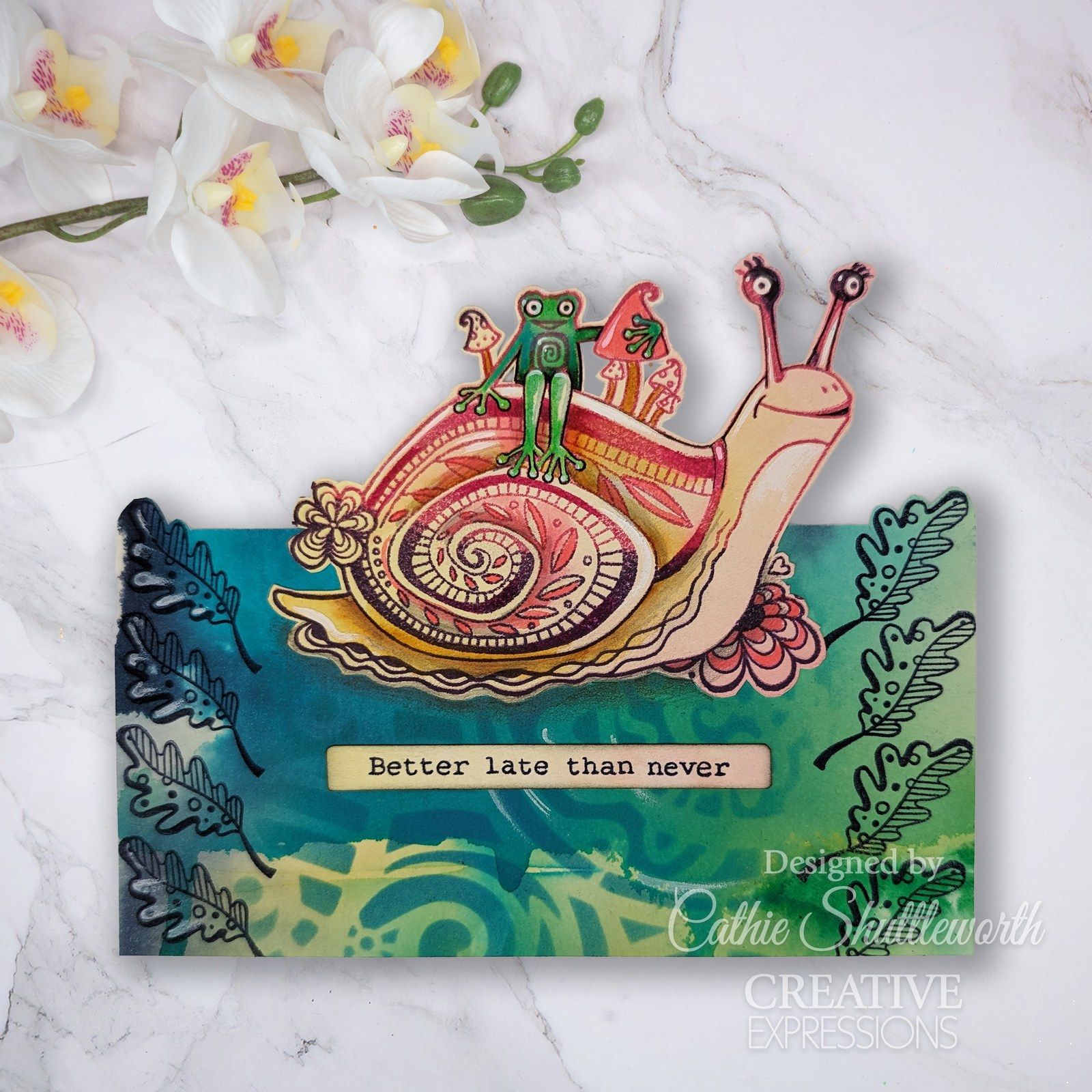 Creative Expressions • Clear Stamp Set Snailed It