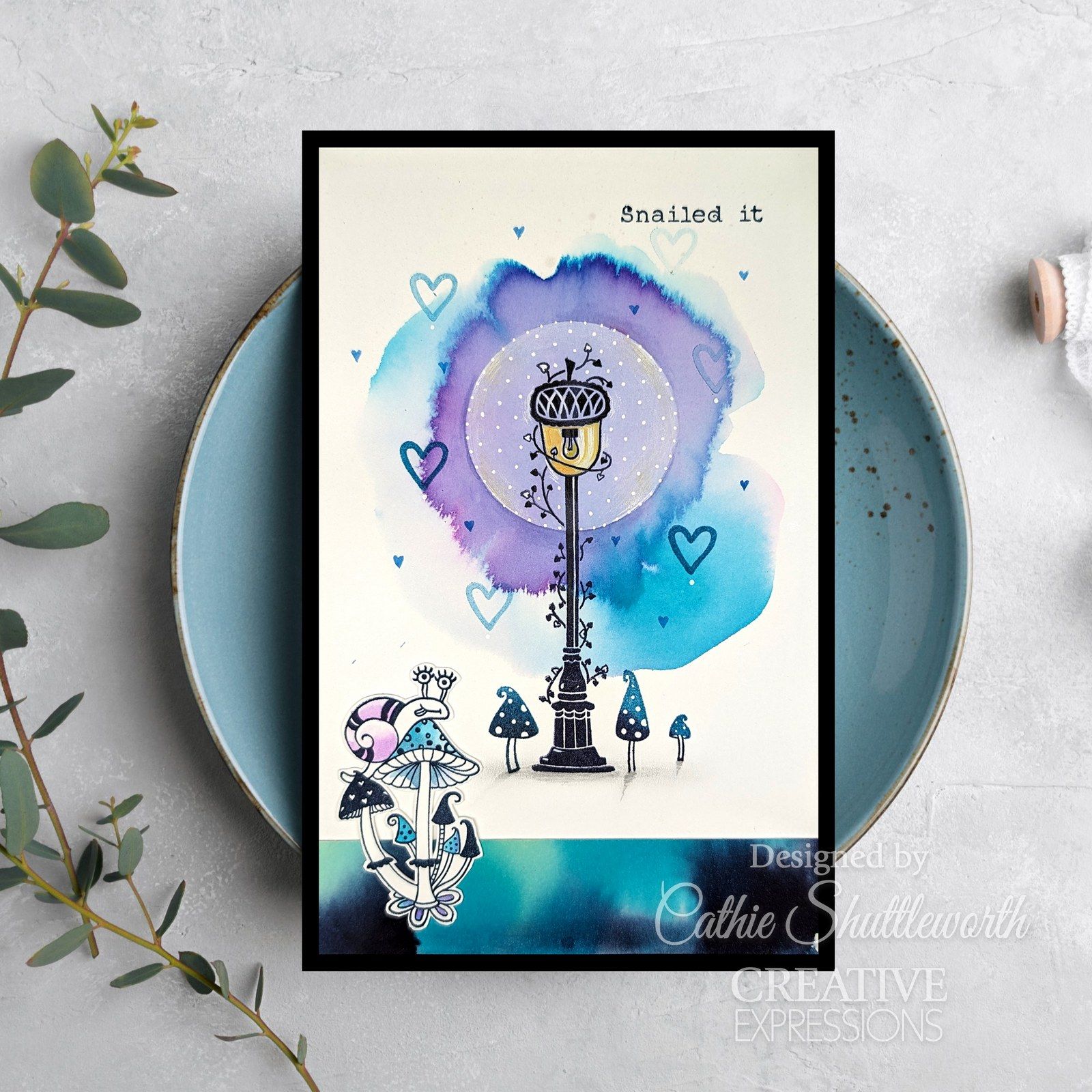 Creative Expressions • Clear Stamp Set Snailed It