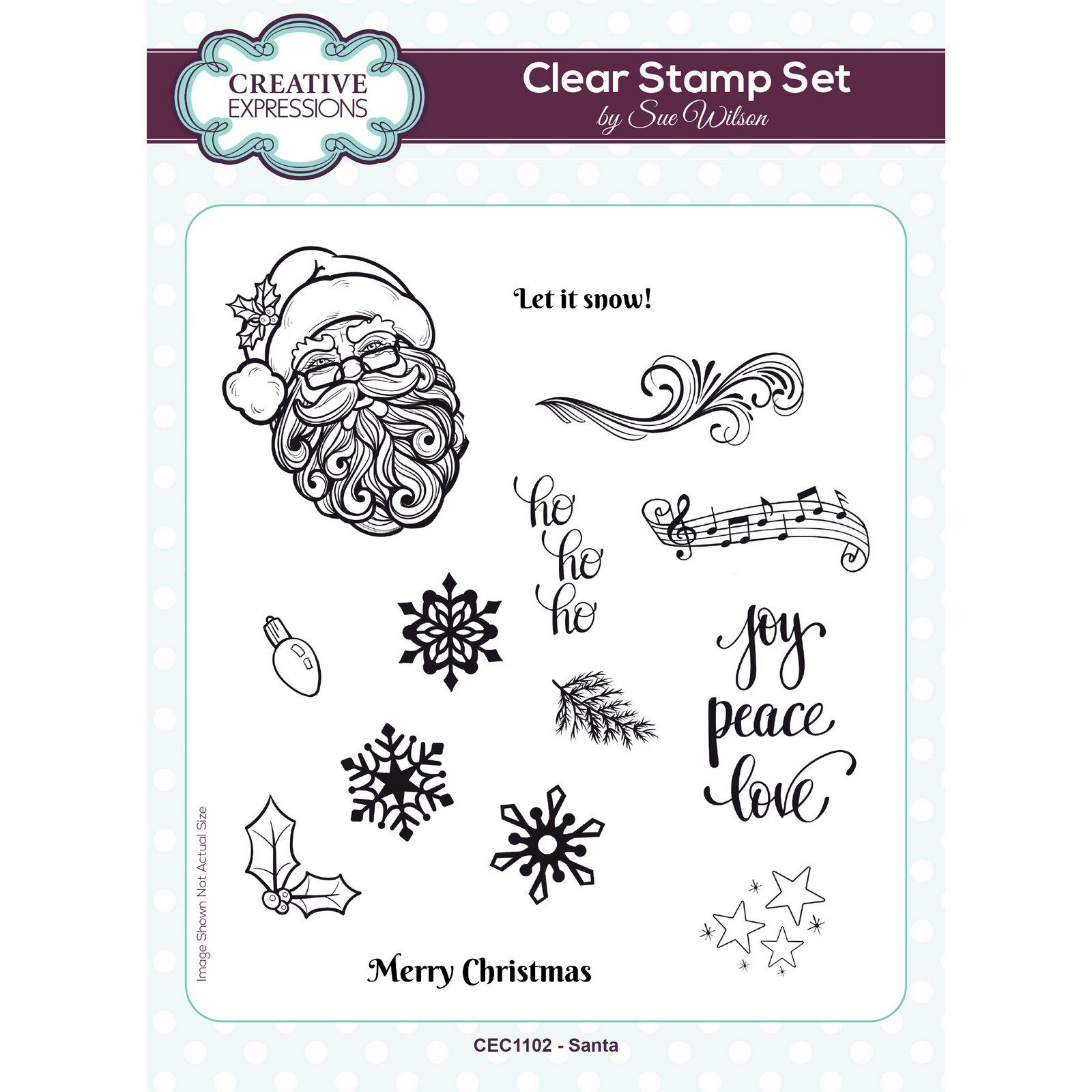 Creative Expressions • Clear Stamp Set Santa