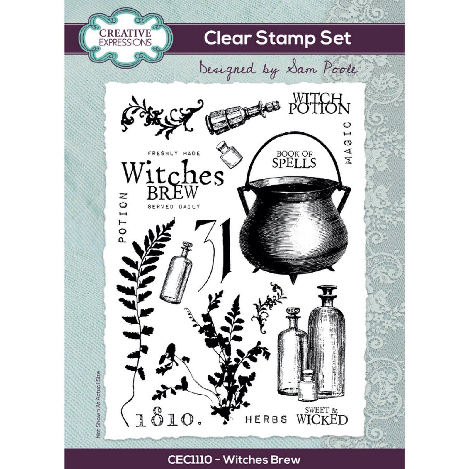 Creative Expressions • Clear Stamp Set Witches Brew