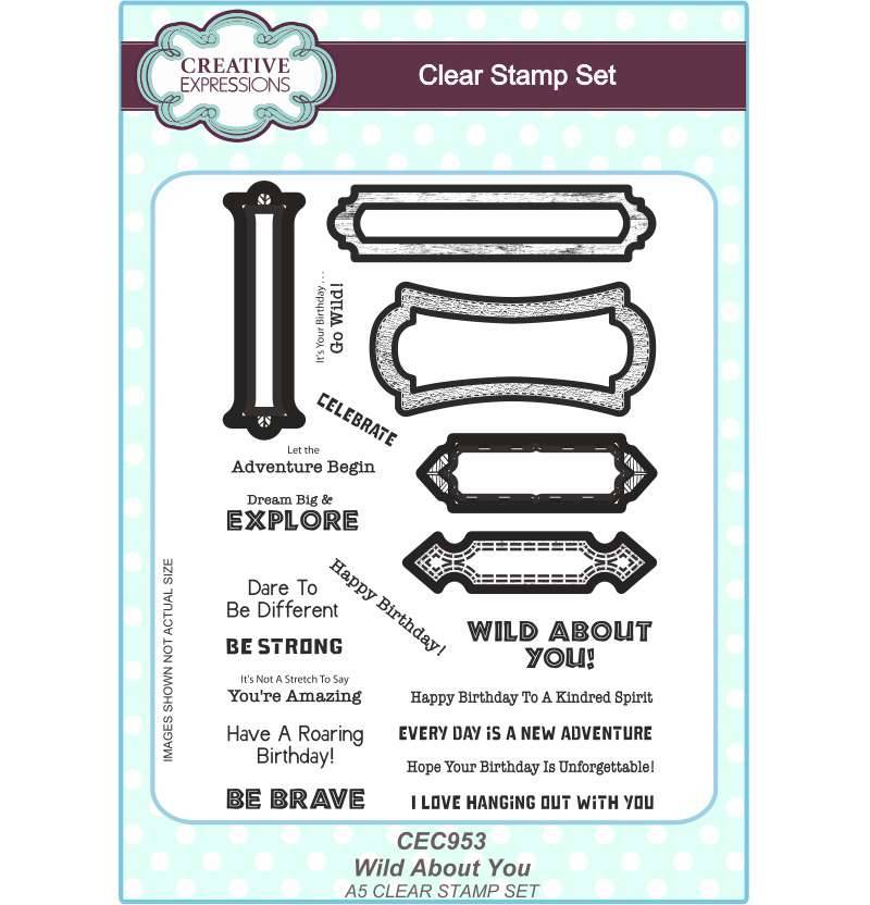 Creative Expressions • Clear Stamp Set Wild About You