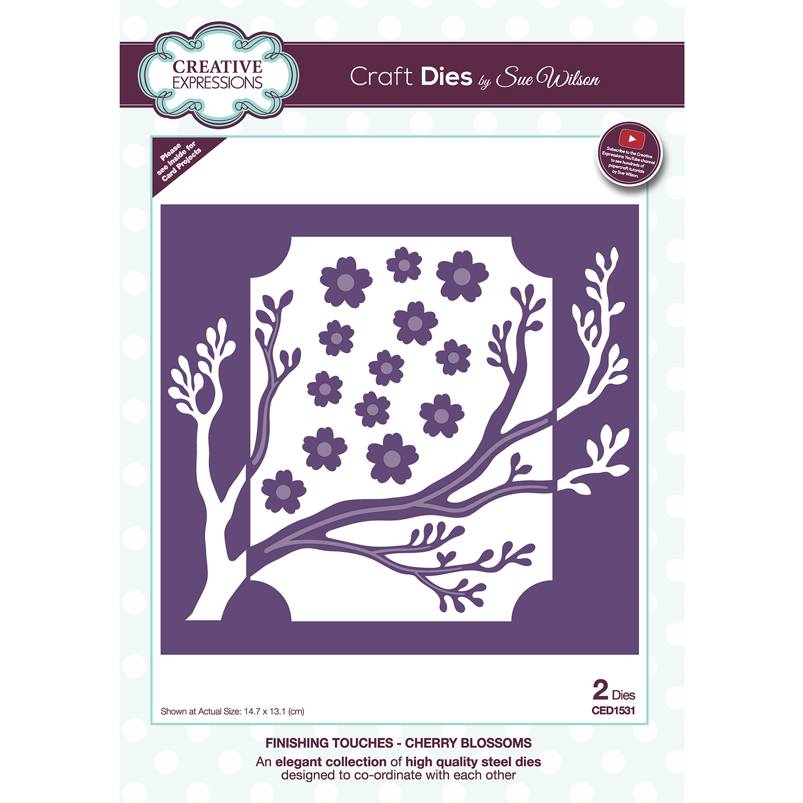 Creative Expressions • Finishing touches craft die Cherry blossoms