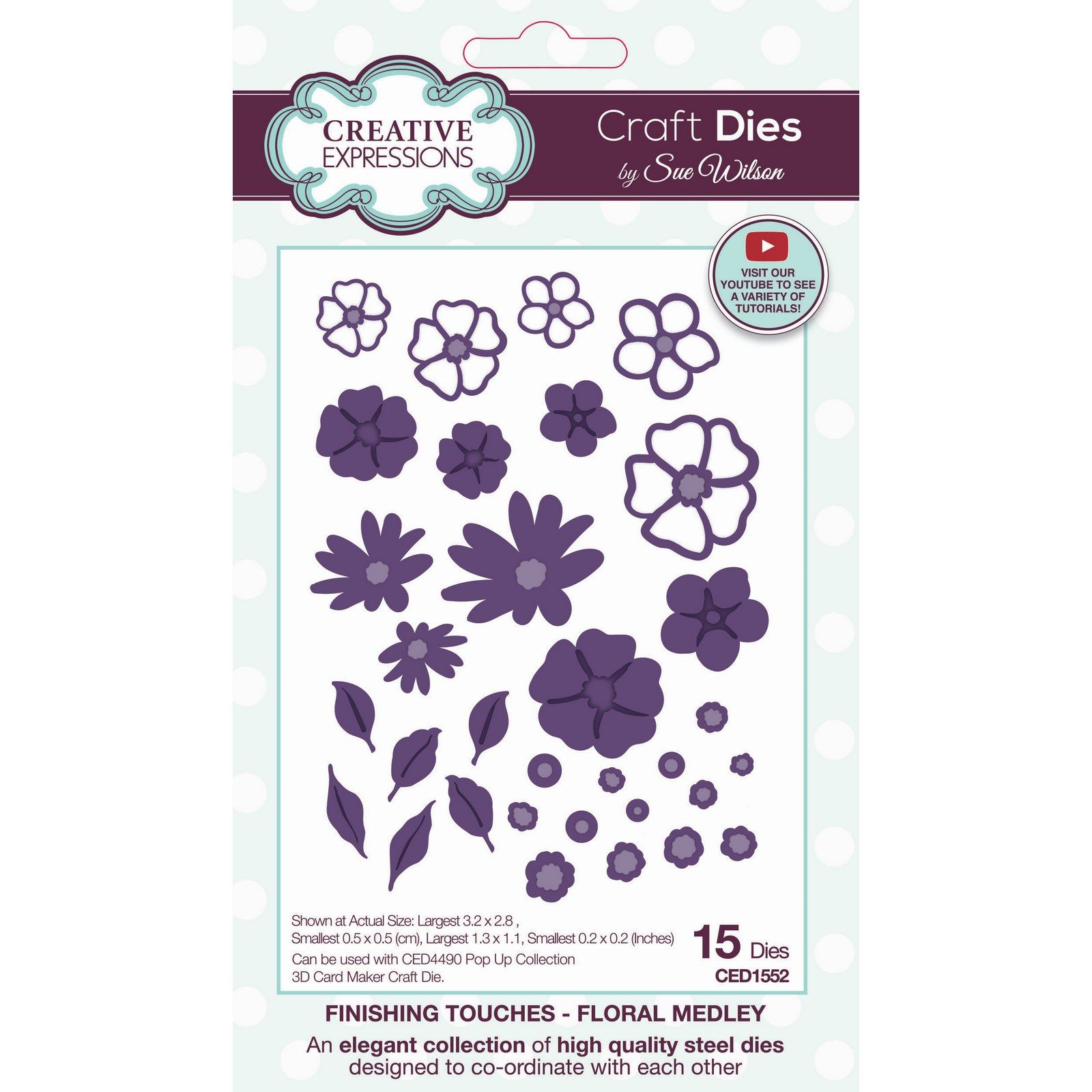 Creative Expressions • Finishing Touches Craft Die Floral Medley