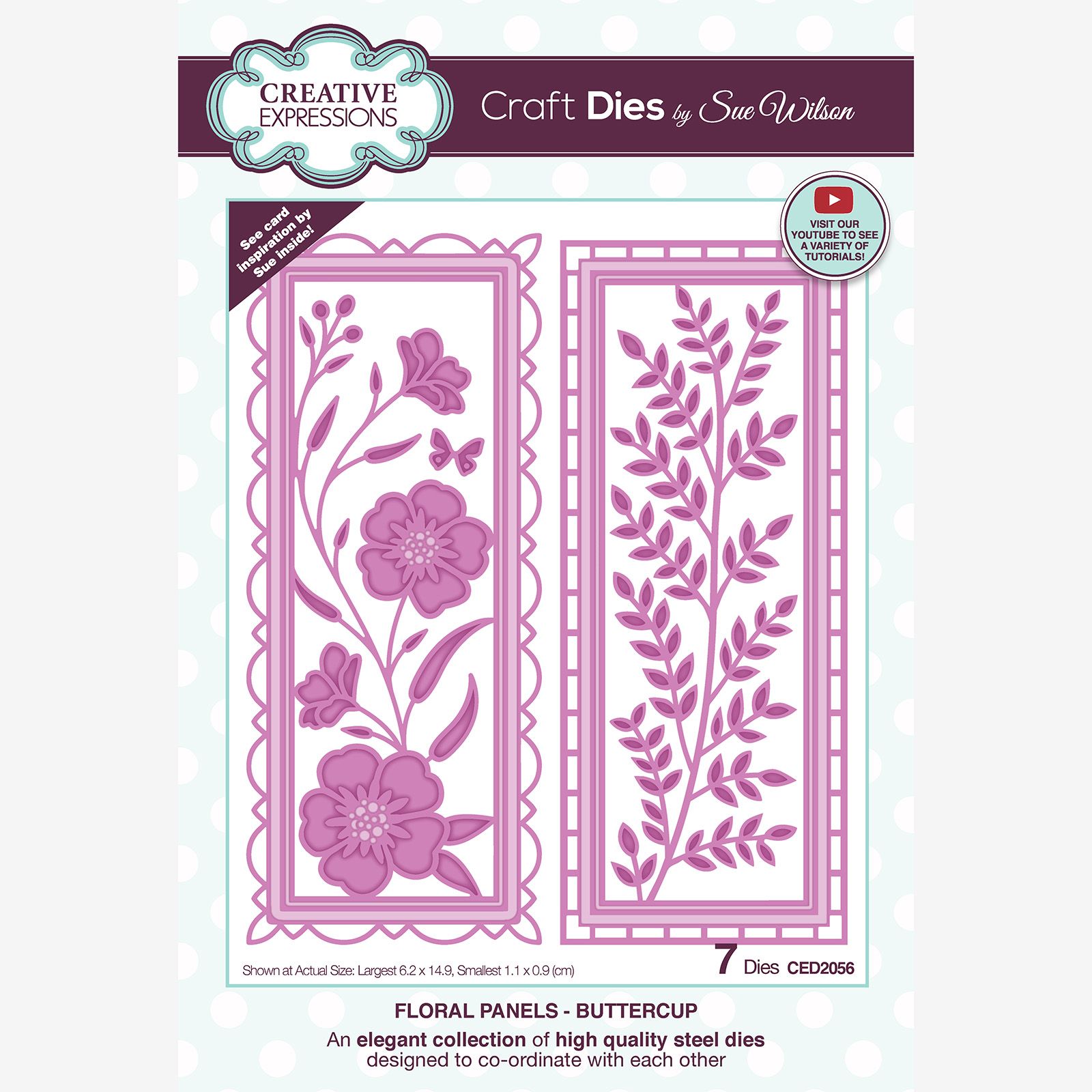 Creative Expressions • Floral Panels Collection Craft Die Buttercup