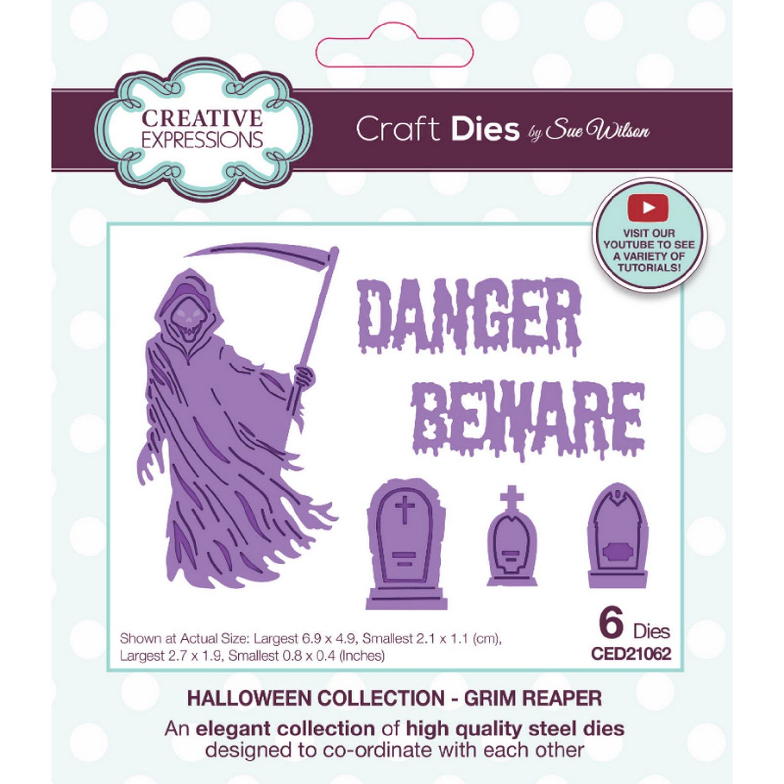 Creative Expressions • Halloween Craft Die Grim Reaper