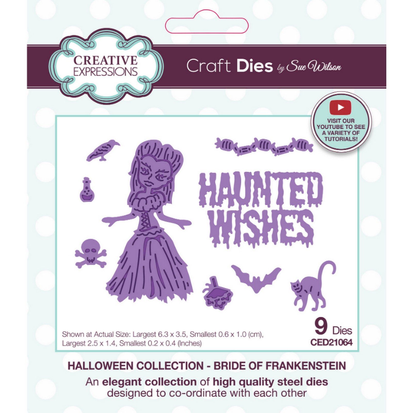 Creative Expressions • Halloween Craft Die Bride of Frankie