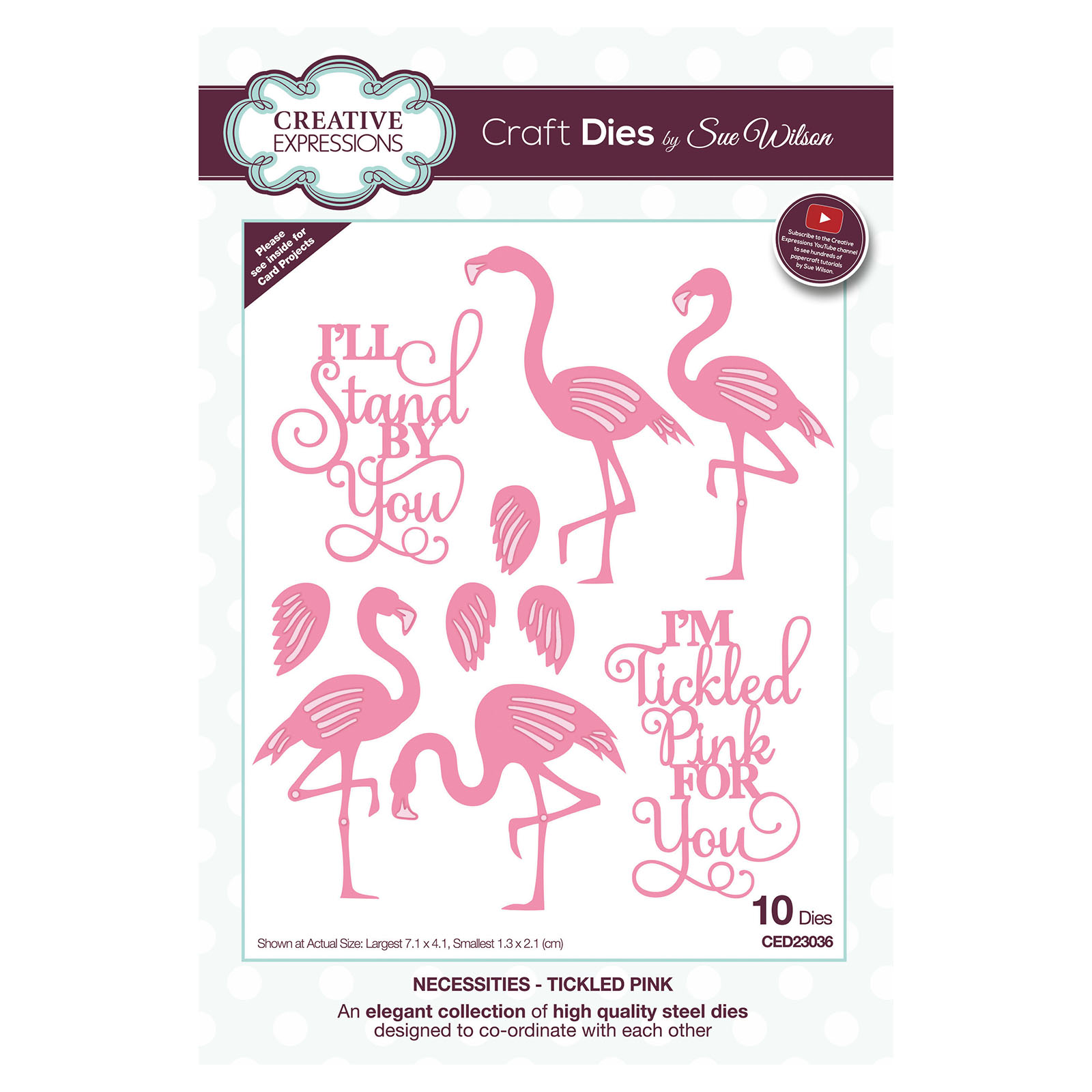 Creative Expressions • Sue Wilson Necessities Tickled Pink