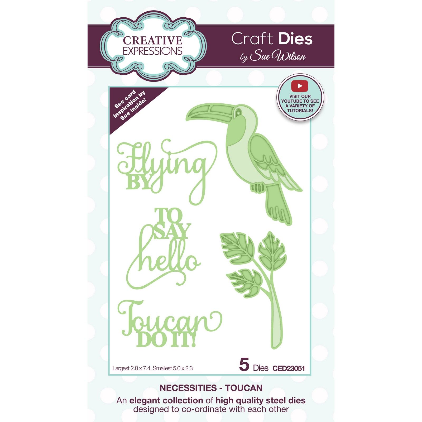 Creative Expressions • Necessities Stanzschablone Toucan