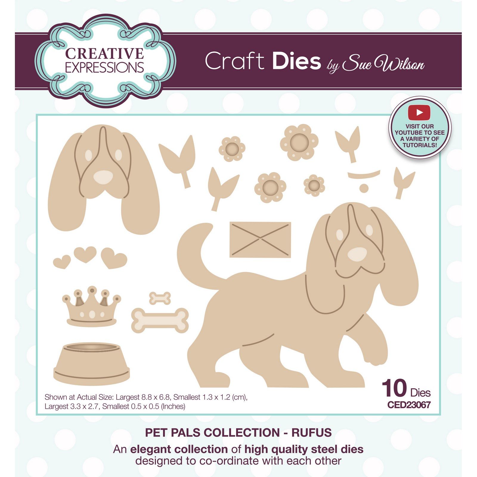 Creative Expressions • Pet Pals Craft Die Rufus