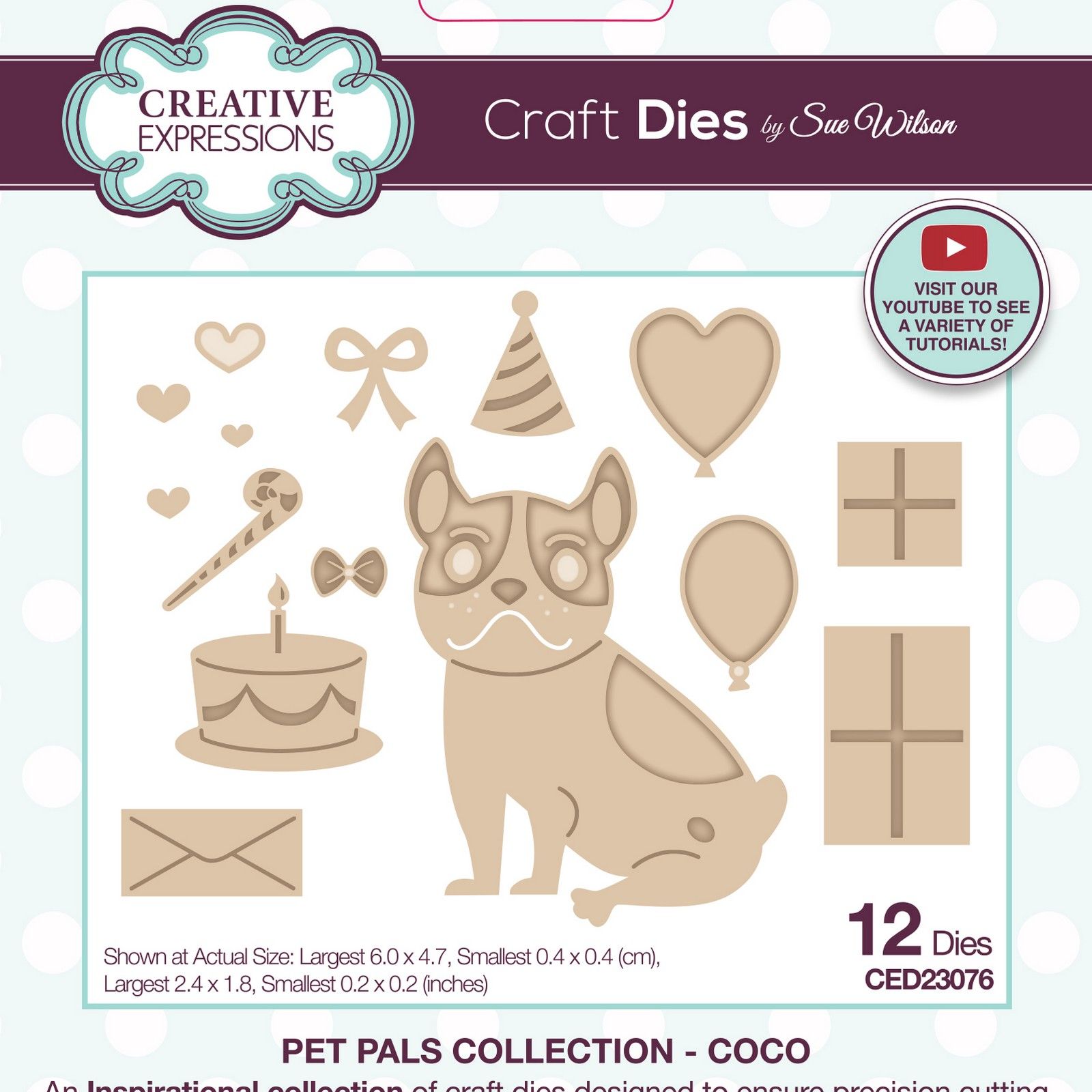 Creative Expressions • Sue Wilson Pet Pals Coco Craft Die