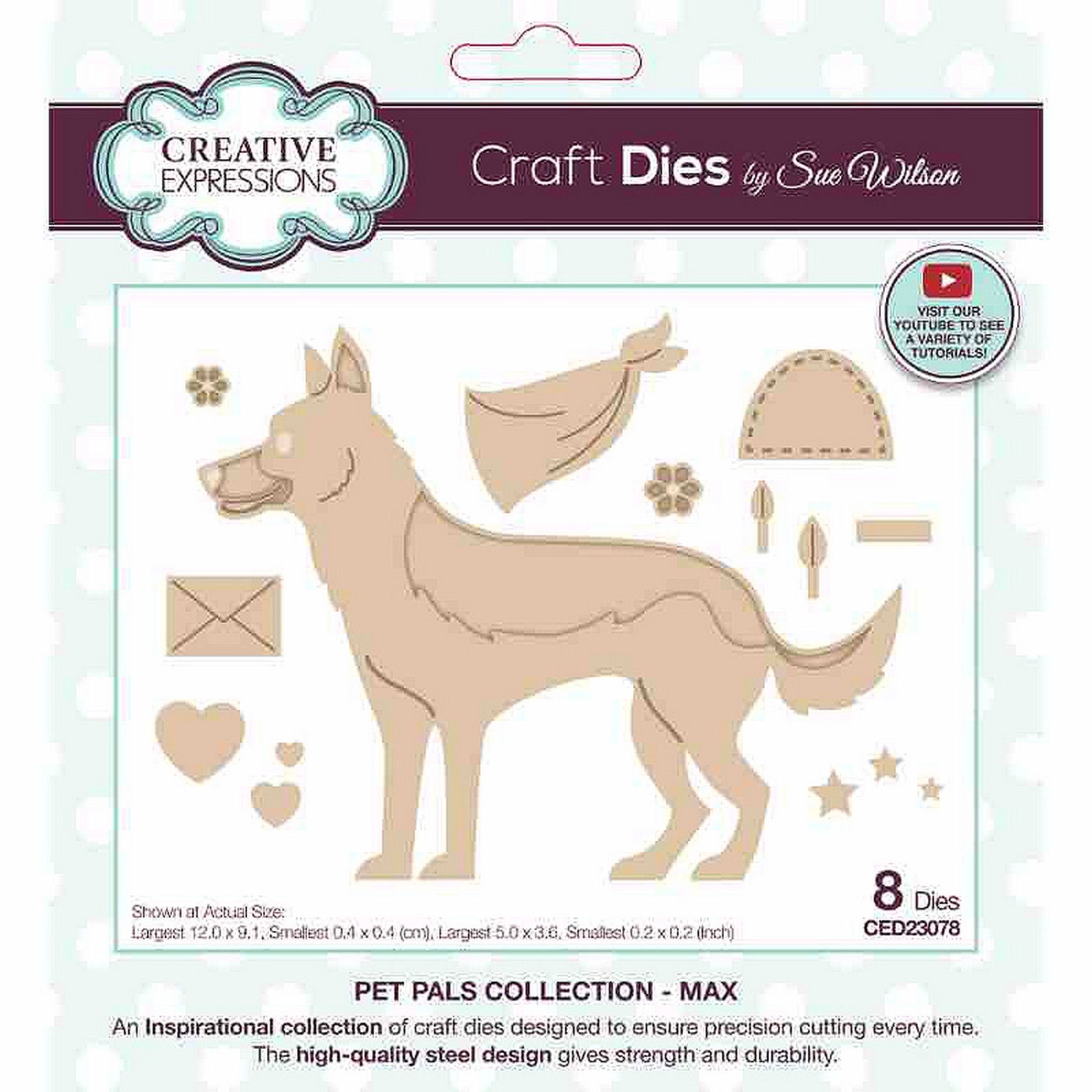 Creative Expressions • Sue Wilson Pet Pals Max Craft Die