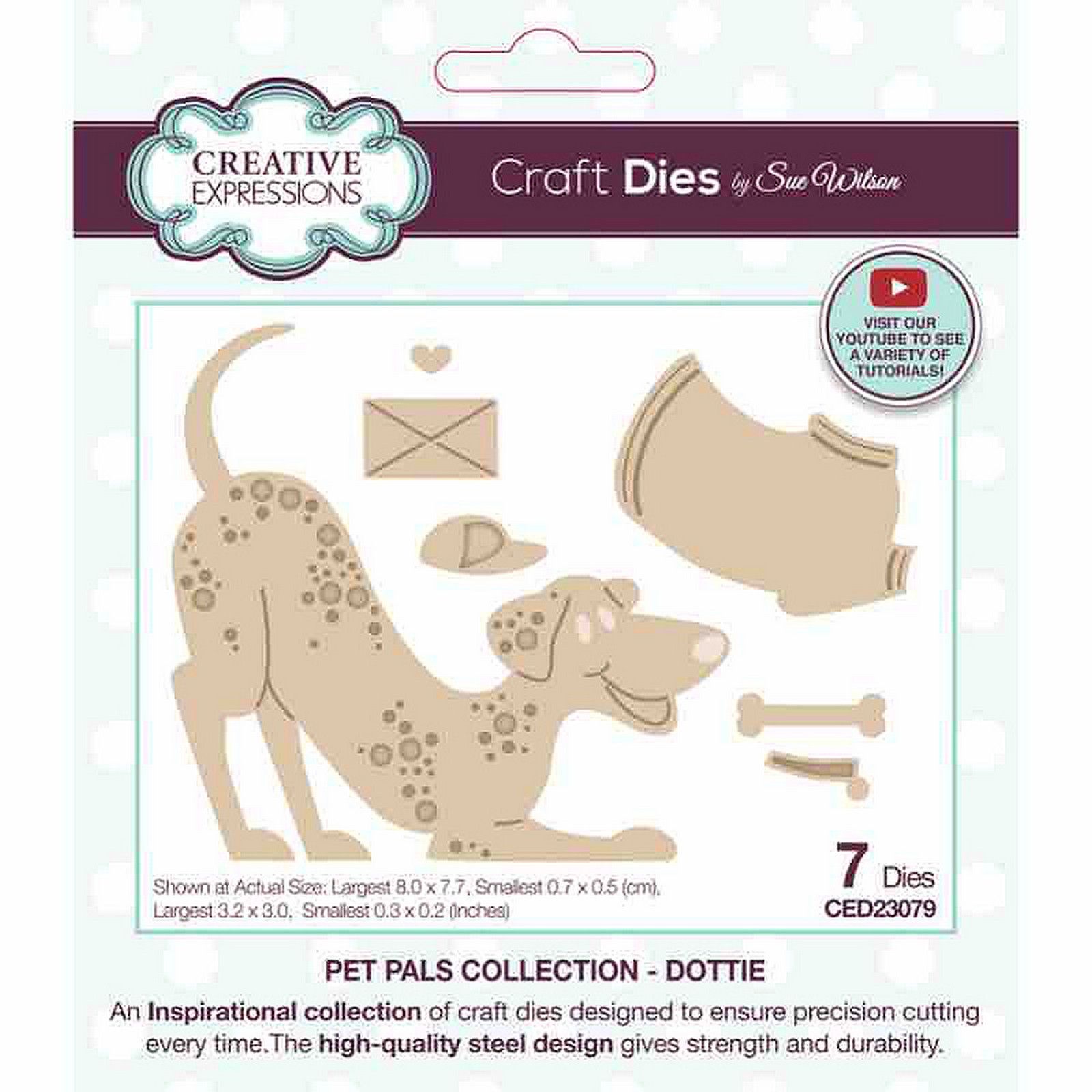 Creative Expressions • Sue Wilson Pet Pals Dottie Craft Die