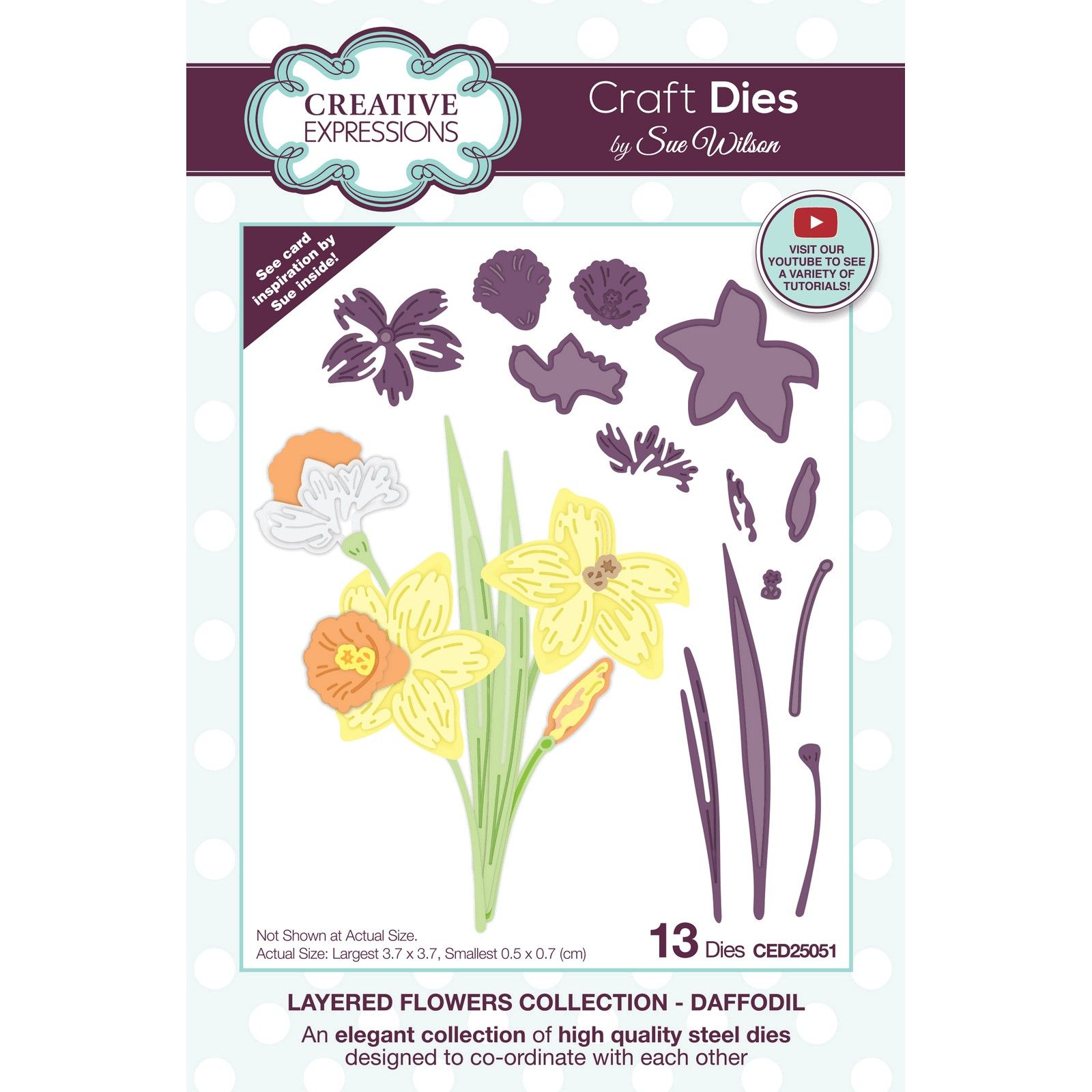 Creative Expressions • Layered Flowers Collection Craft Die Daffodil