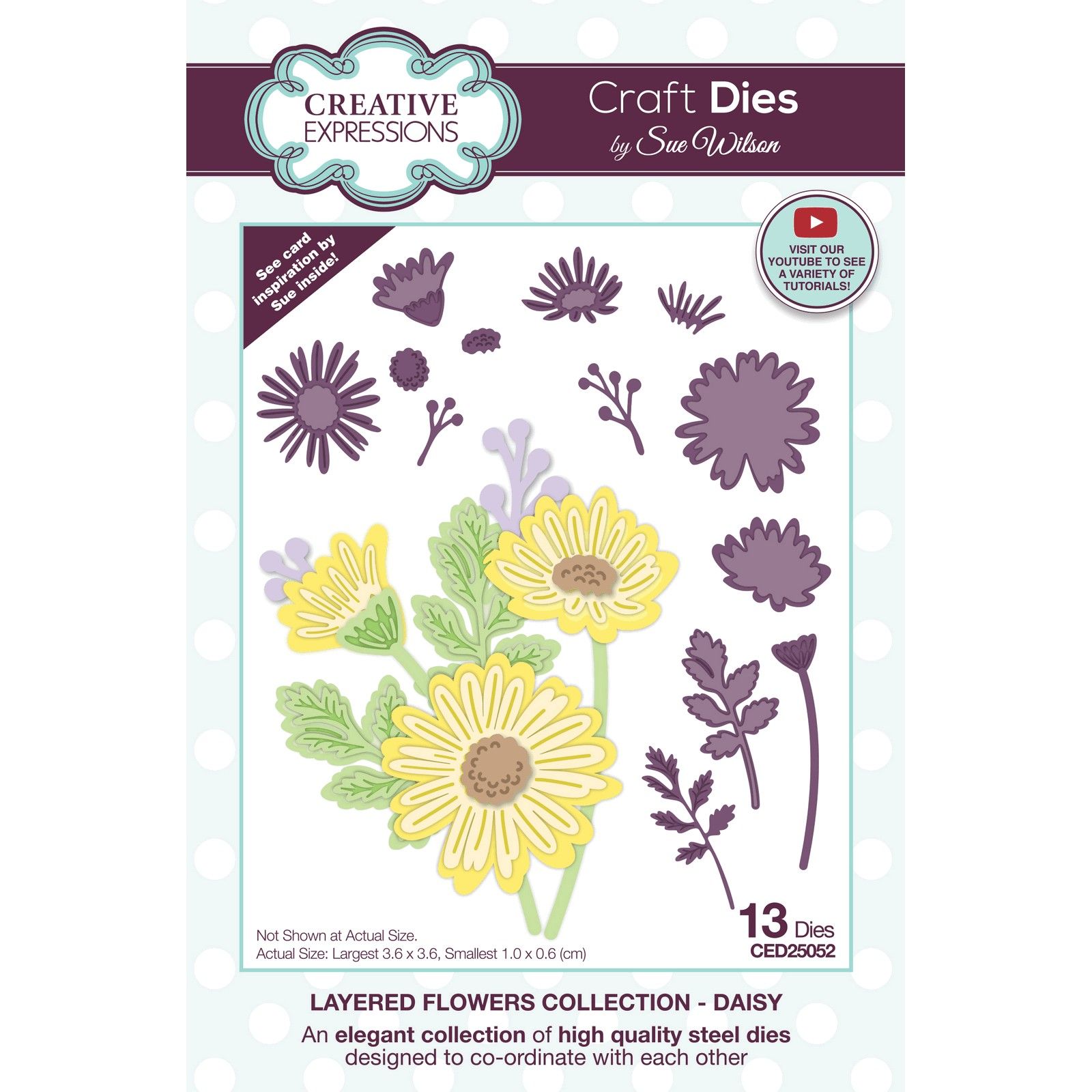 Creative Expressions • Layered Flowers Collection Craft Die Daisy