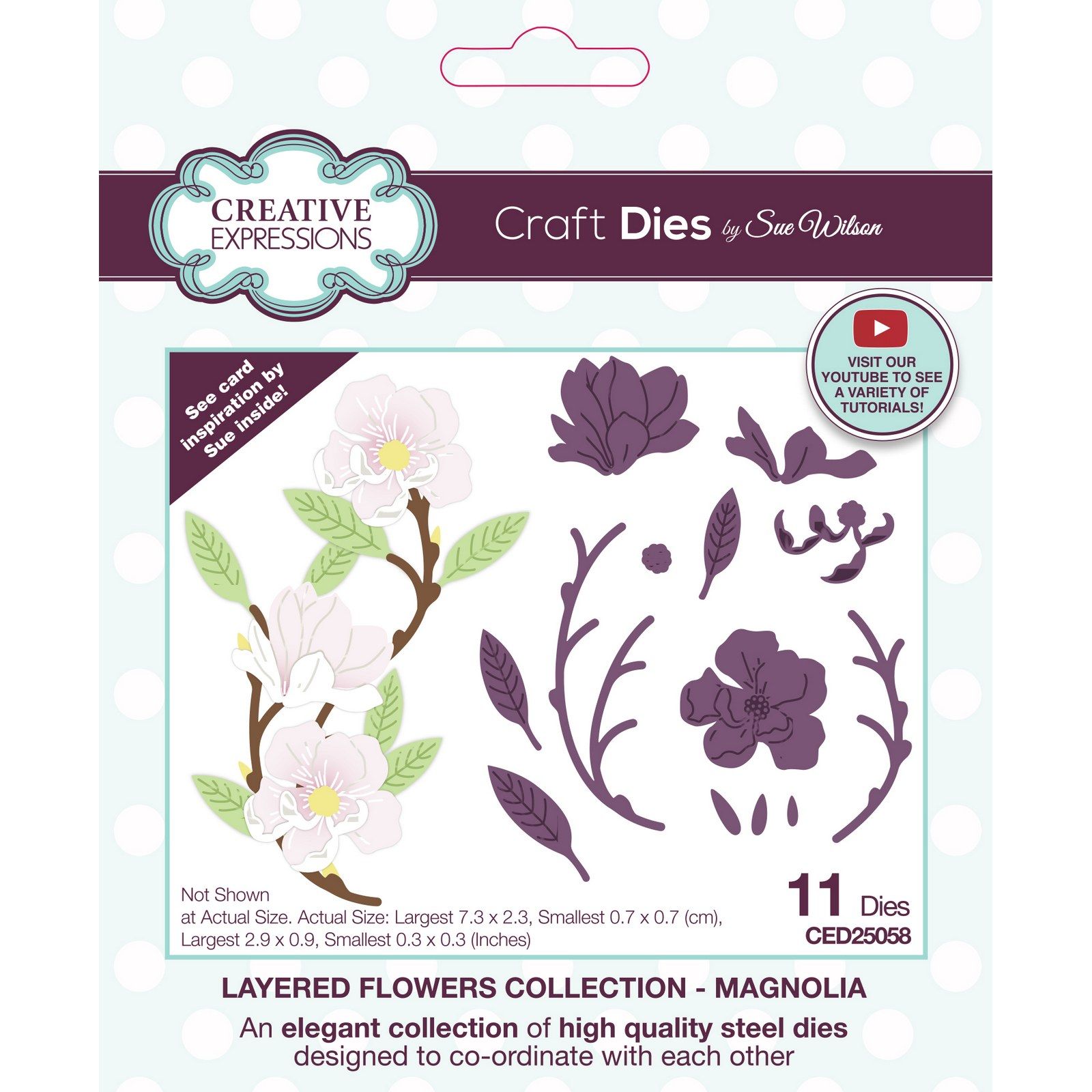 Creative Expressions • Layered Flowers Collection Craft Die Magnolia