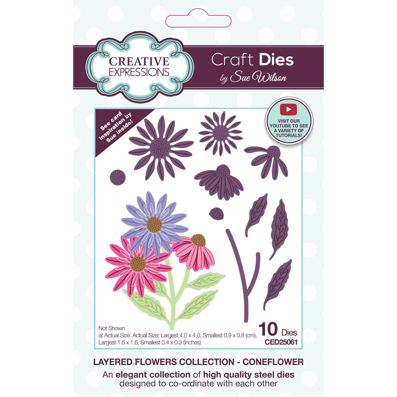 Creative Expressions • Layered Flowers Collection Craft Die Coneflower