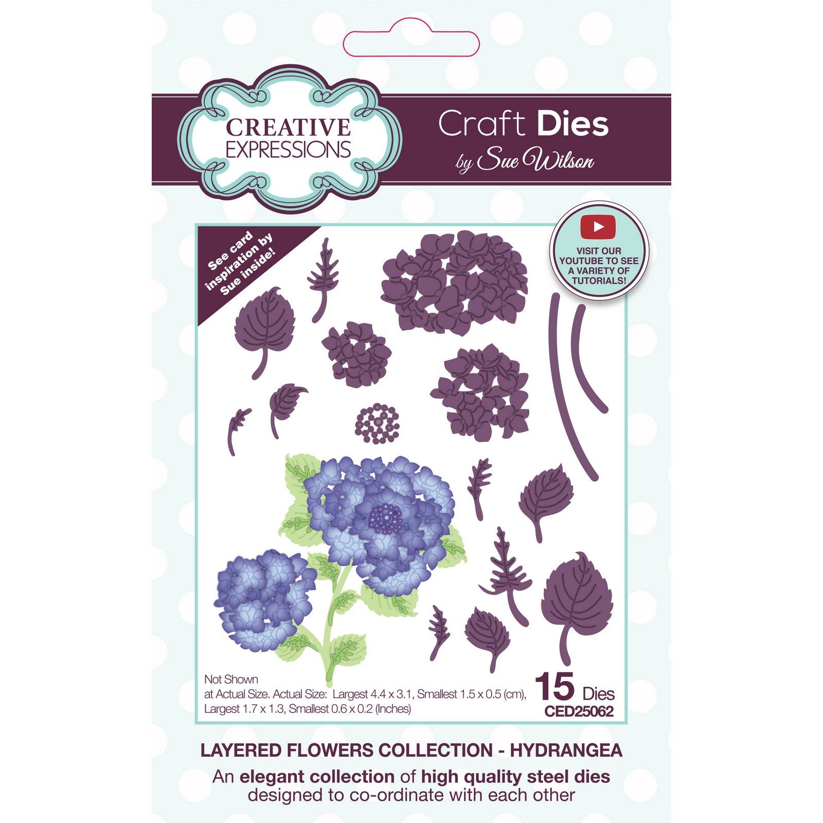 Creative Expressions • Layered Flowers Collection Craft Die Hydrangea