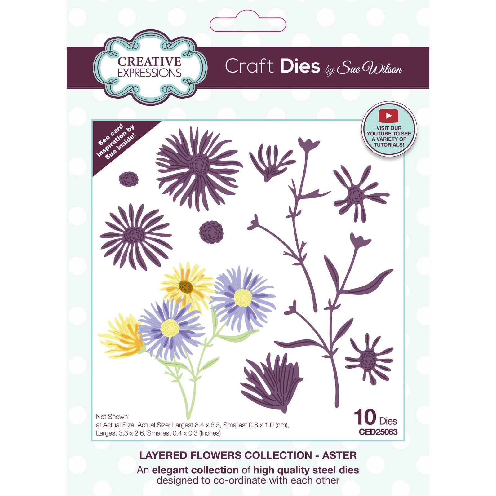 Creative Expressions • Layered Flowers Collection Craft Die Aster