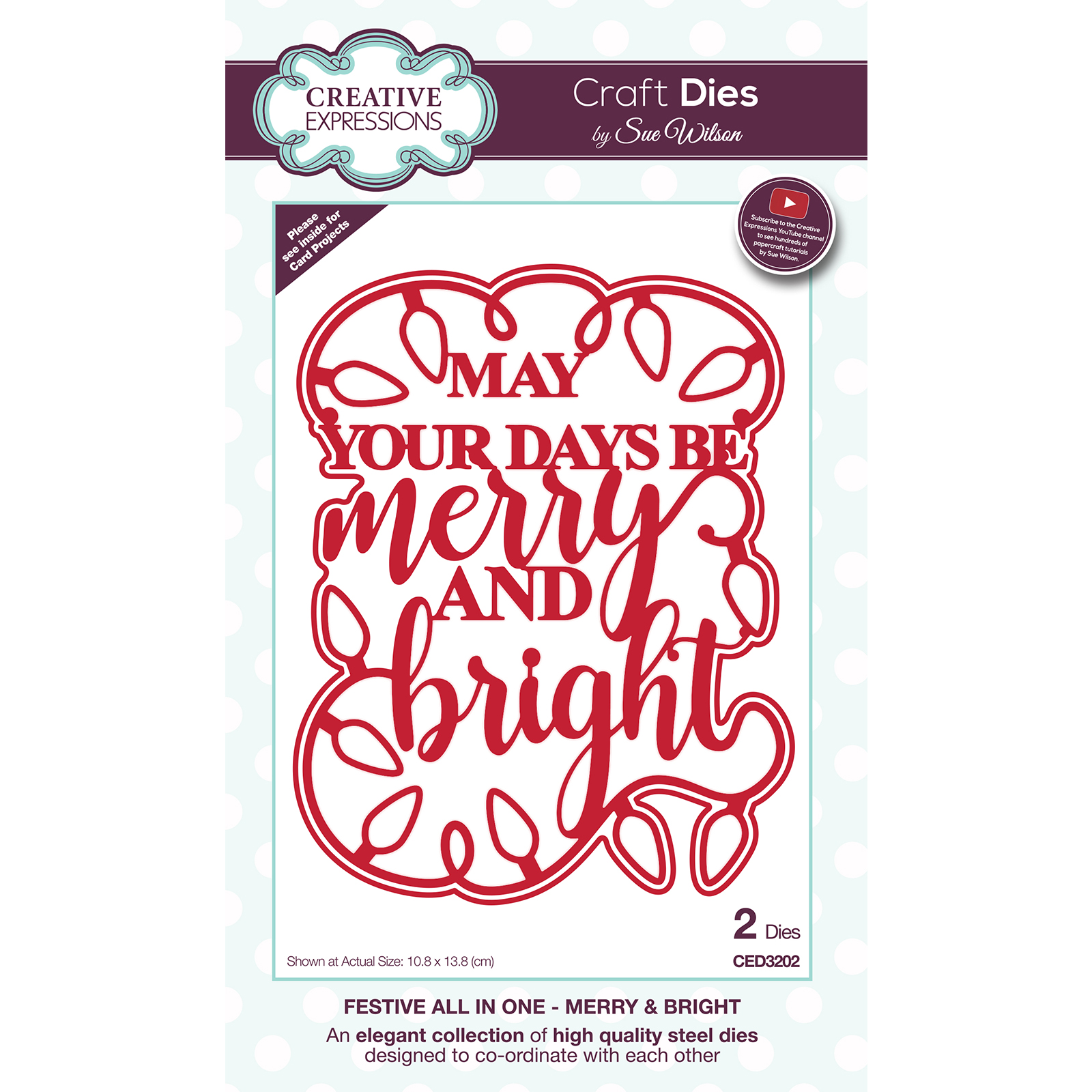 Creative Expressions • Sue Wilson Merry & bright