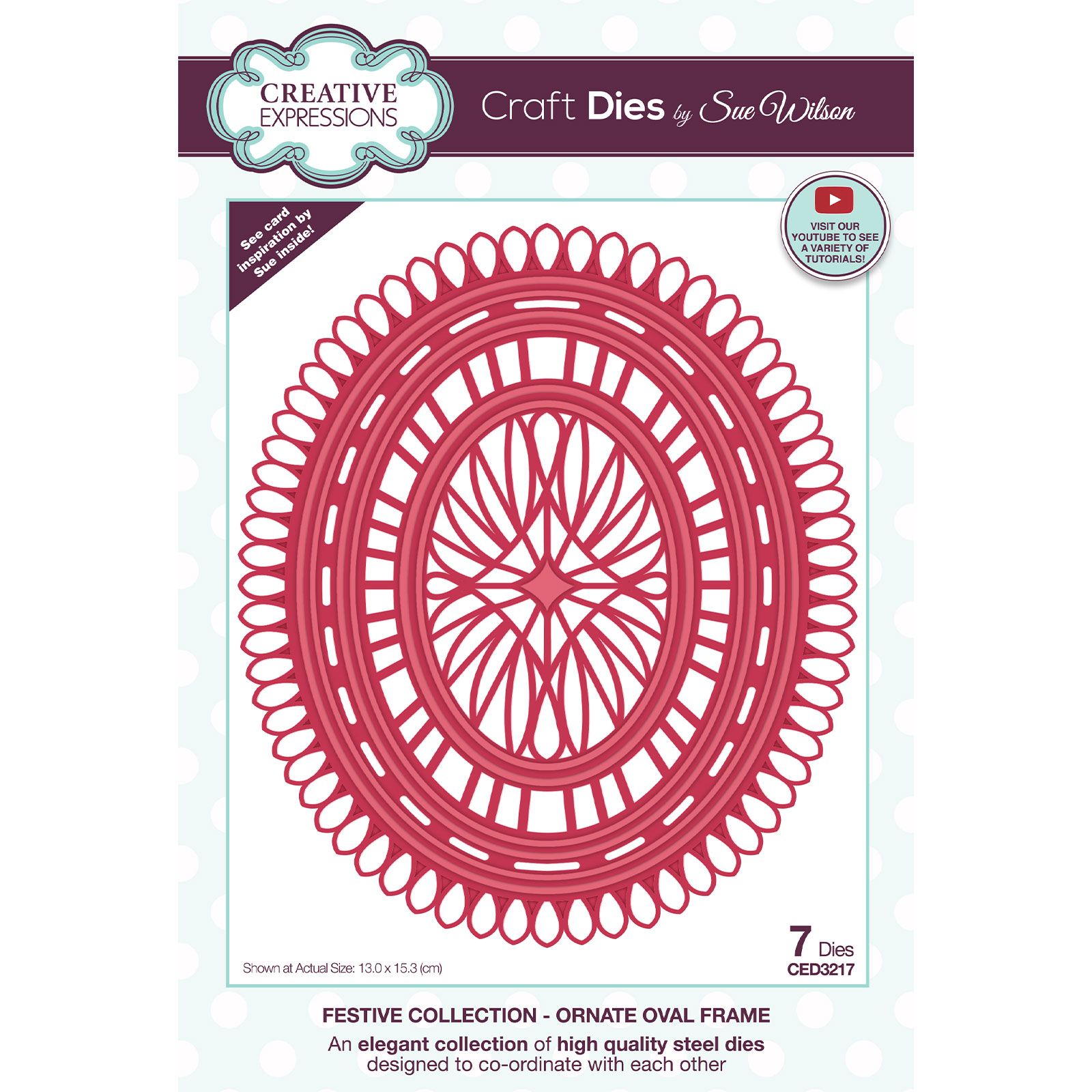 Creative Expressions • Craft die Ornate oval frame