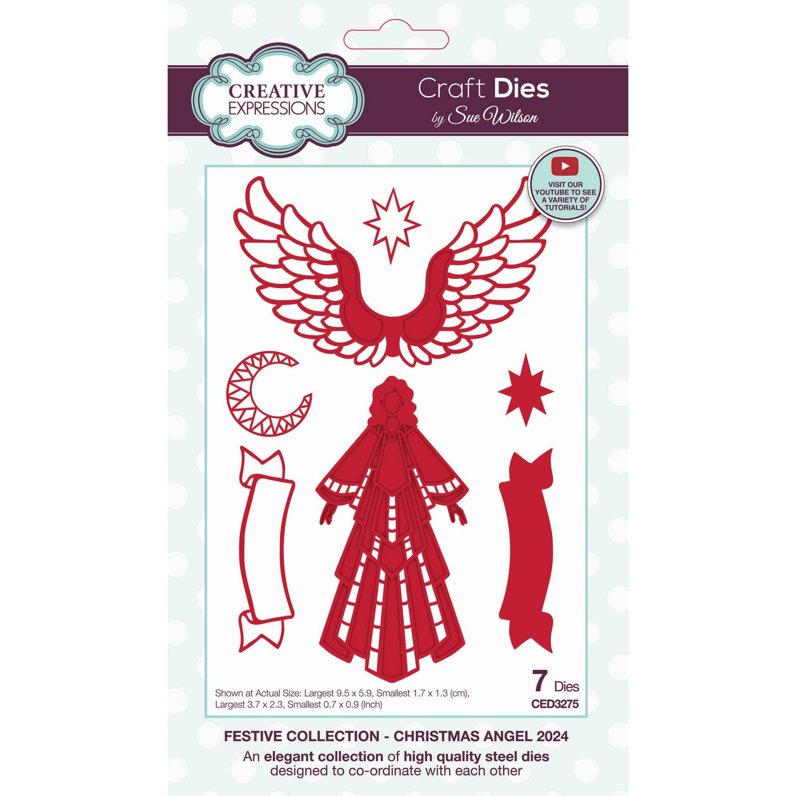 Creative Expressions • Festive Cutting Dies Christmas Angel