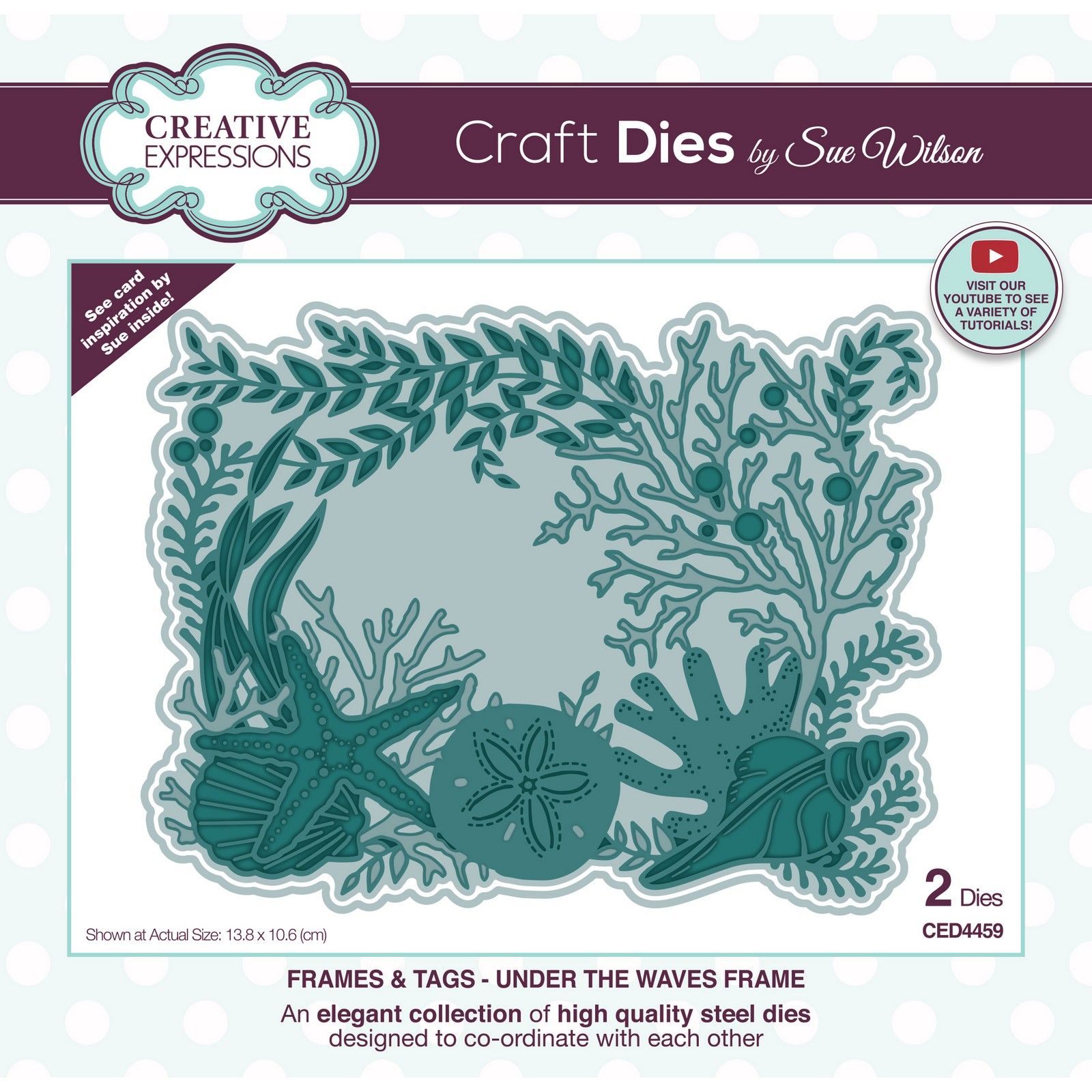 Creative Expressions • Frame Craft Die Under The Waves