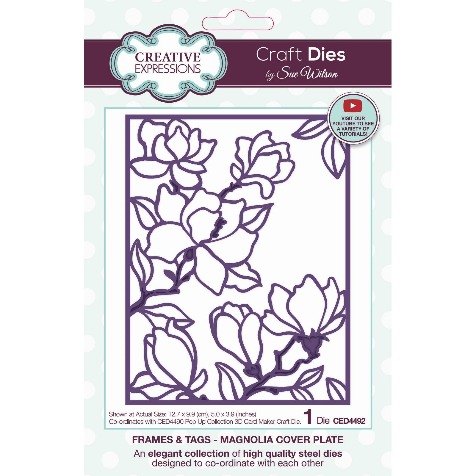 Creative Expressions • Frames & Tags Craft Die Magnolia Cover Plate