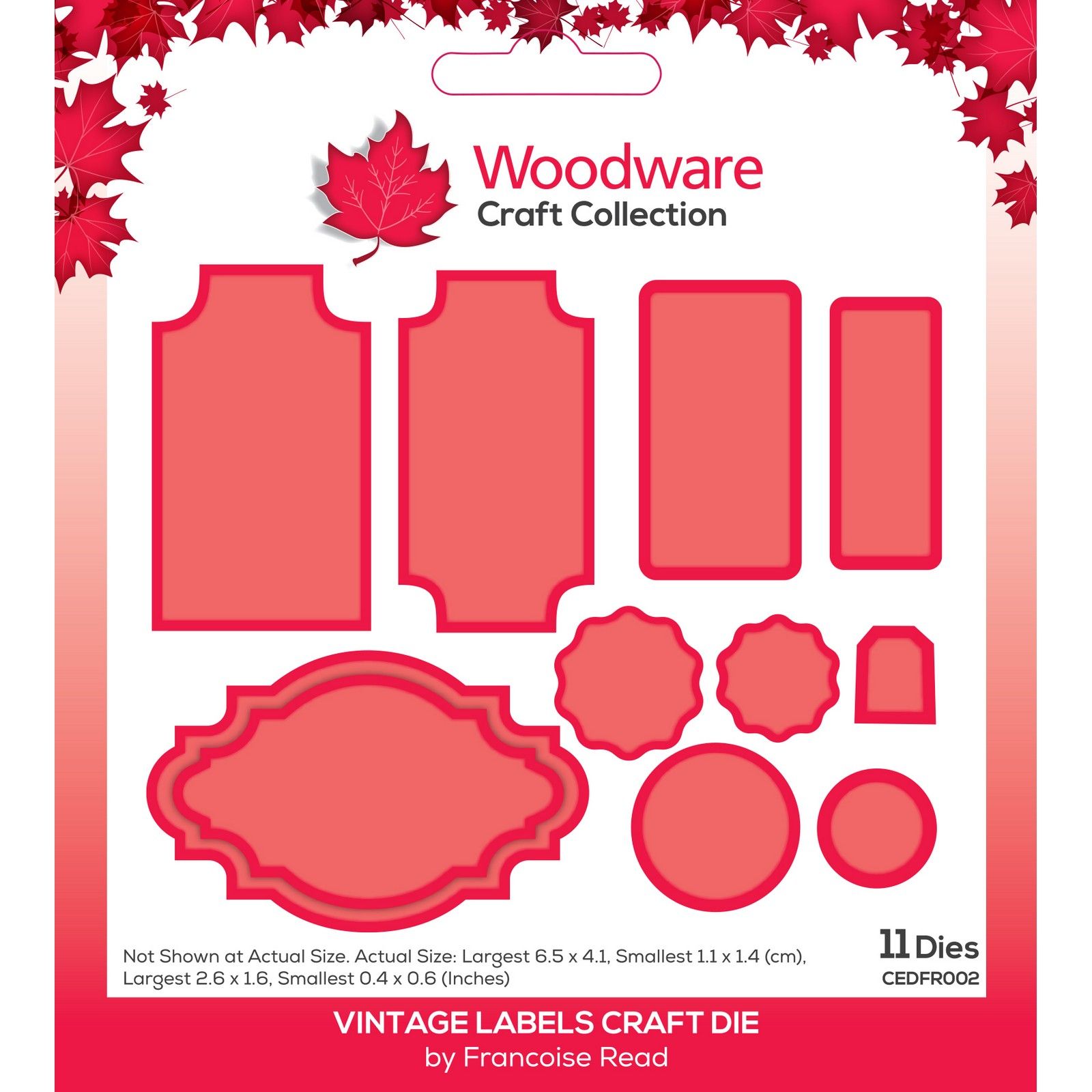 Woodware • Craft Die Vintage Labels 