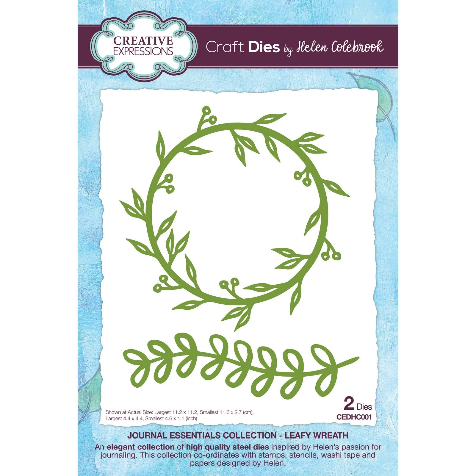 Creative Expressions • Craft Die Leafy Wreath