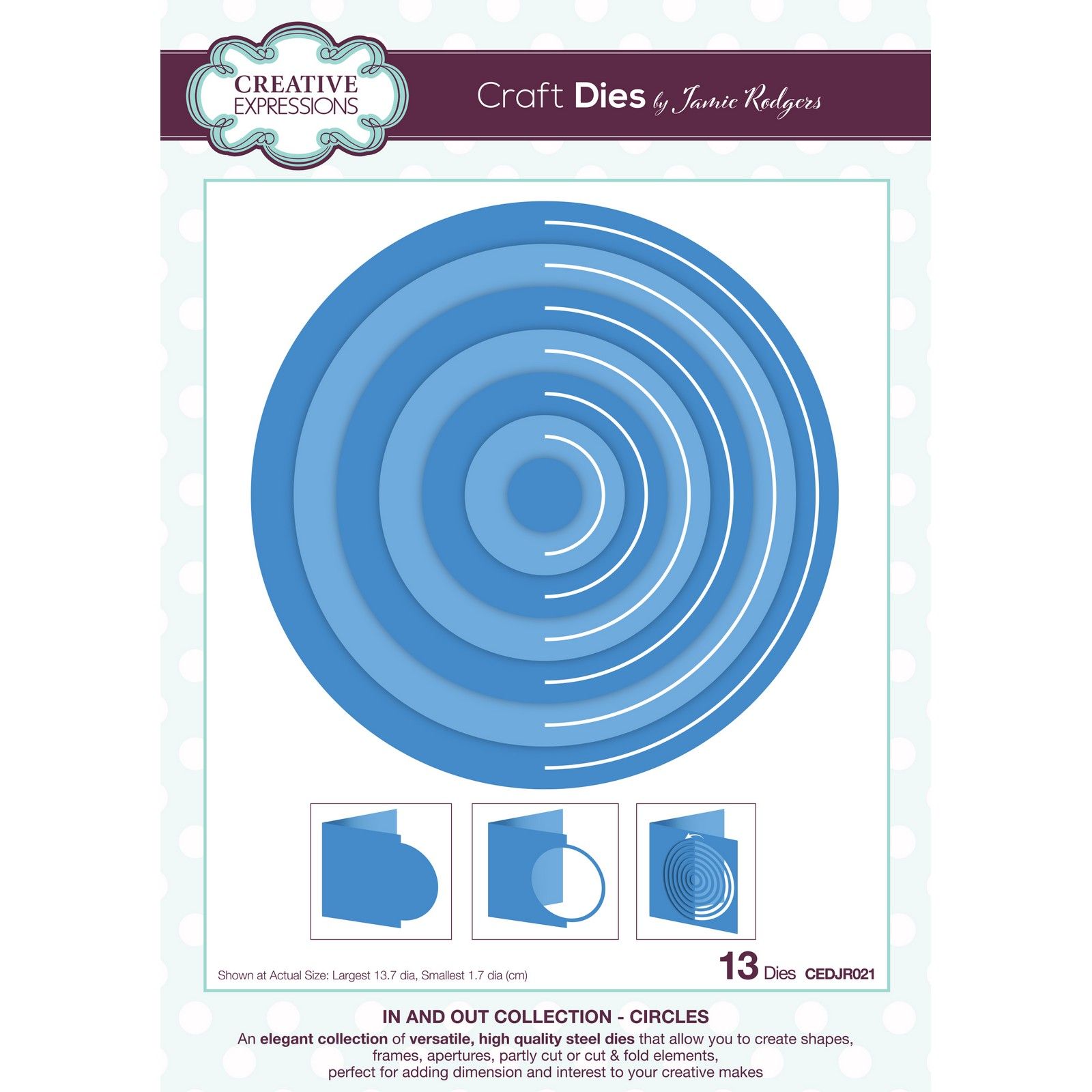 Creative Expressions • In and Out Collection Cutting Die Circles