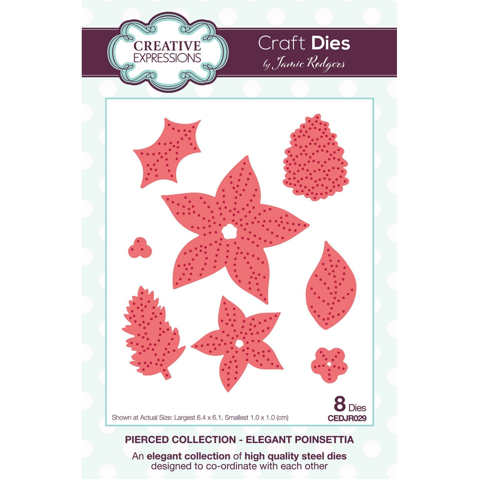 Creative Expressions • Craft Die Elegant Poinsettia