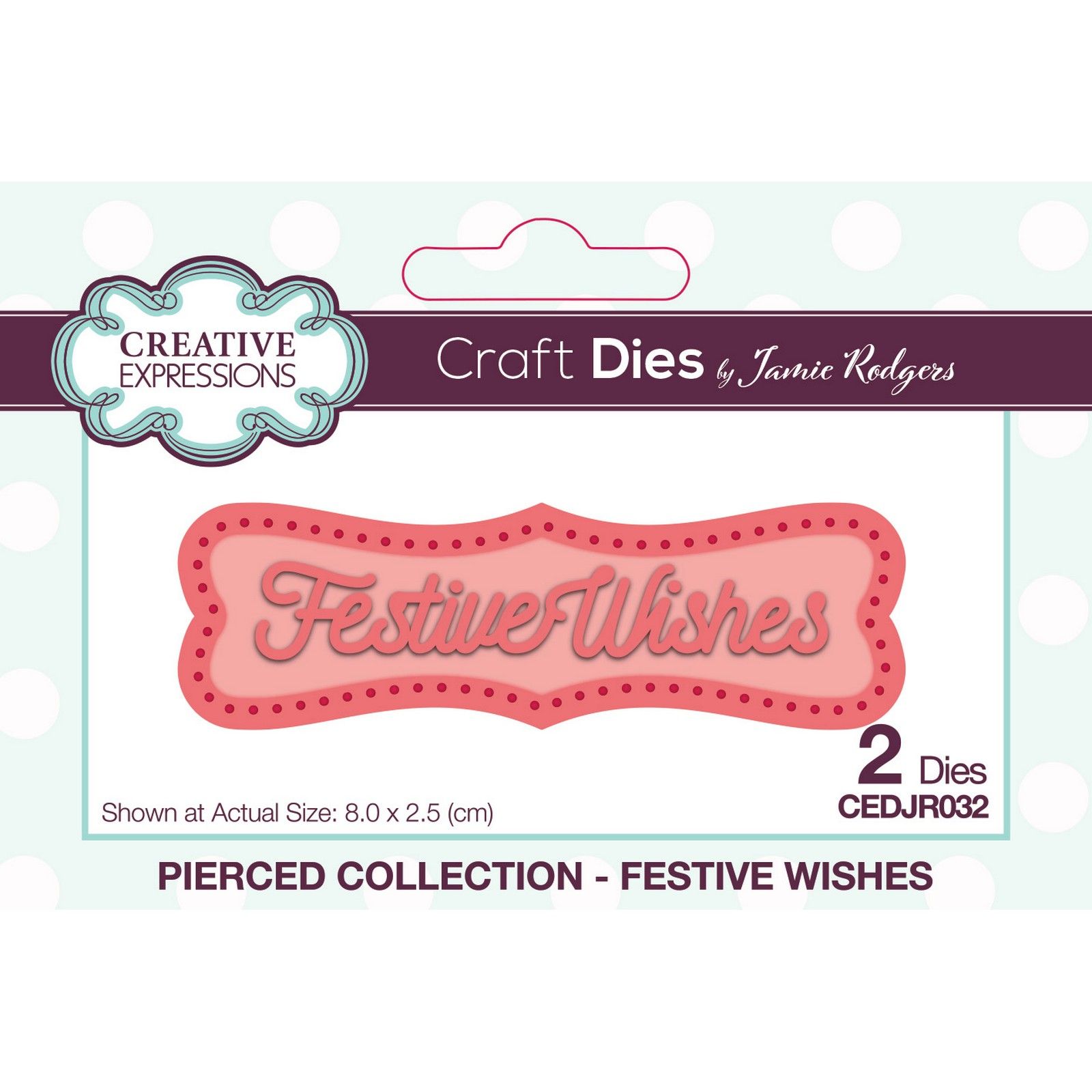 Creative Expressions • Craft Die Festive Wishes