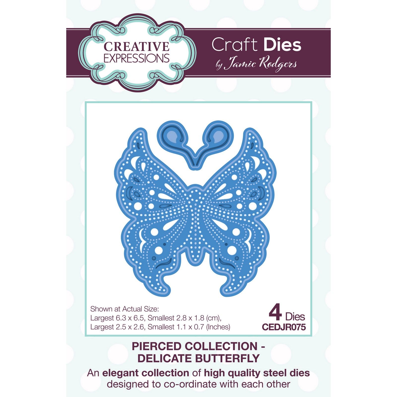 Creative Expressions • Stanzschablone Delicate Butterfly