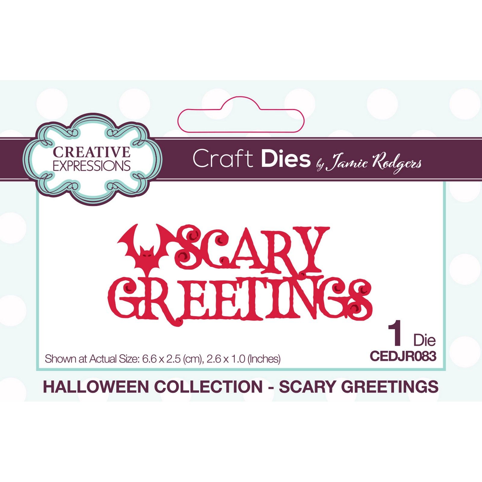 Creative Expressions • Halloween Matrice de Découpe Scary Greetings